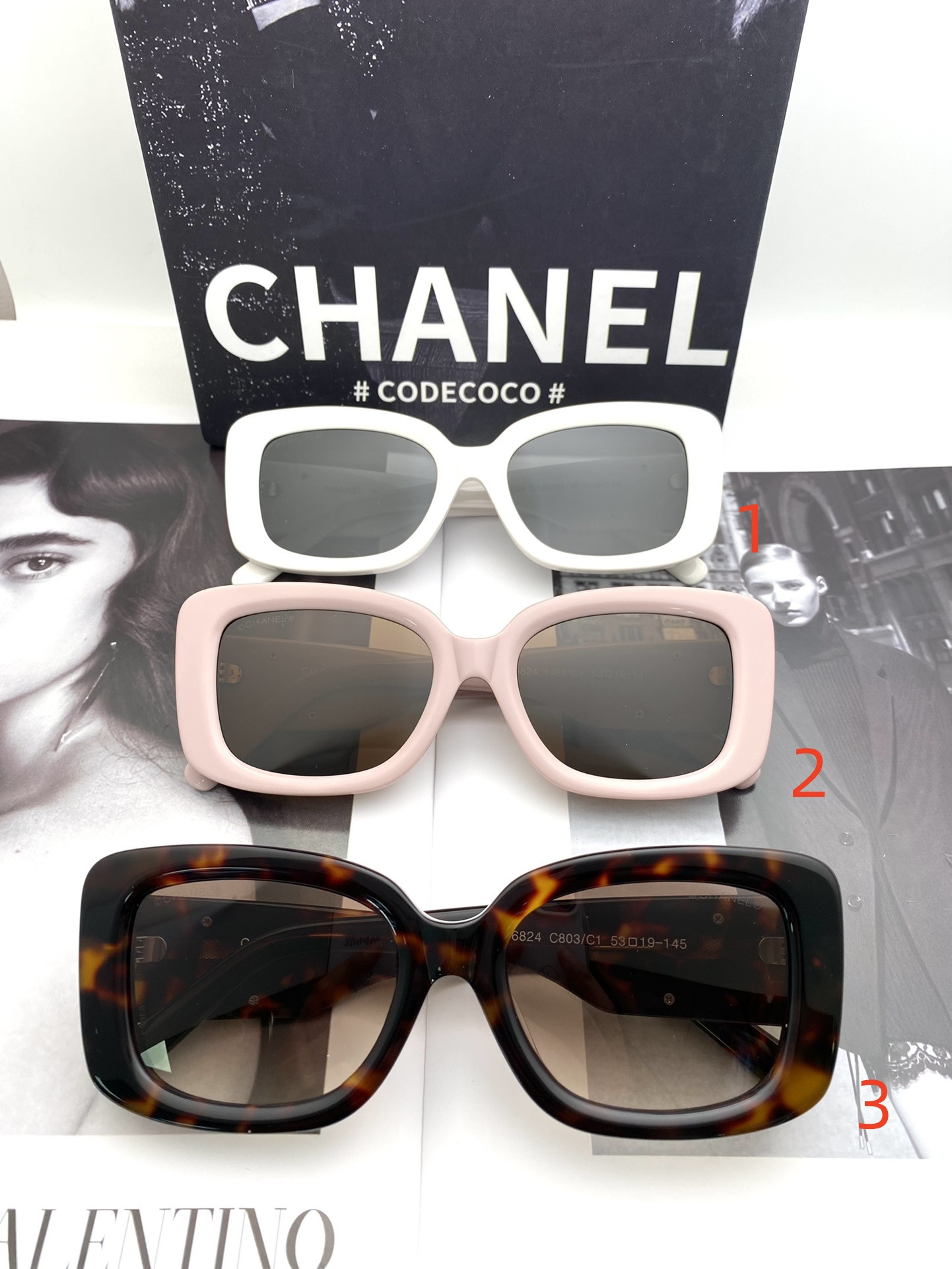 Chanel Glasses CH6824 53-19-145 - Image 2