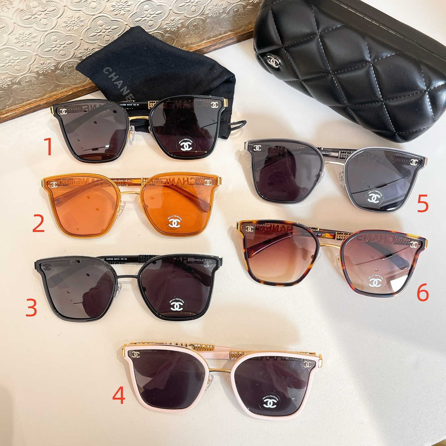 Chanel Glasses EL4227 54-18-140 - Image 2