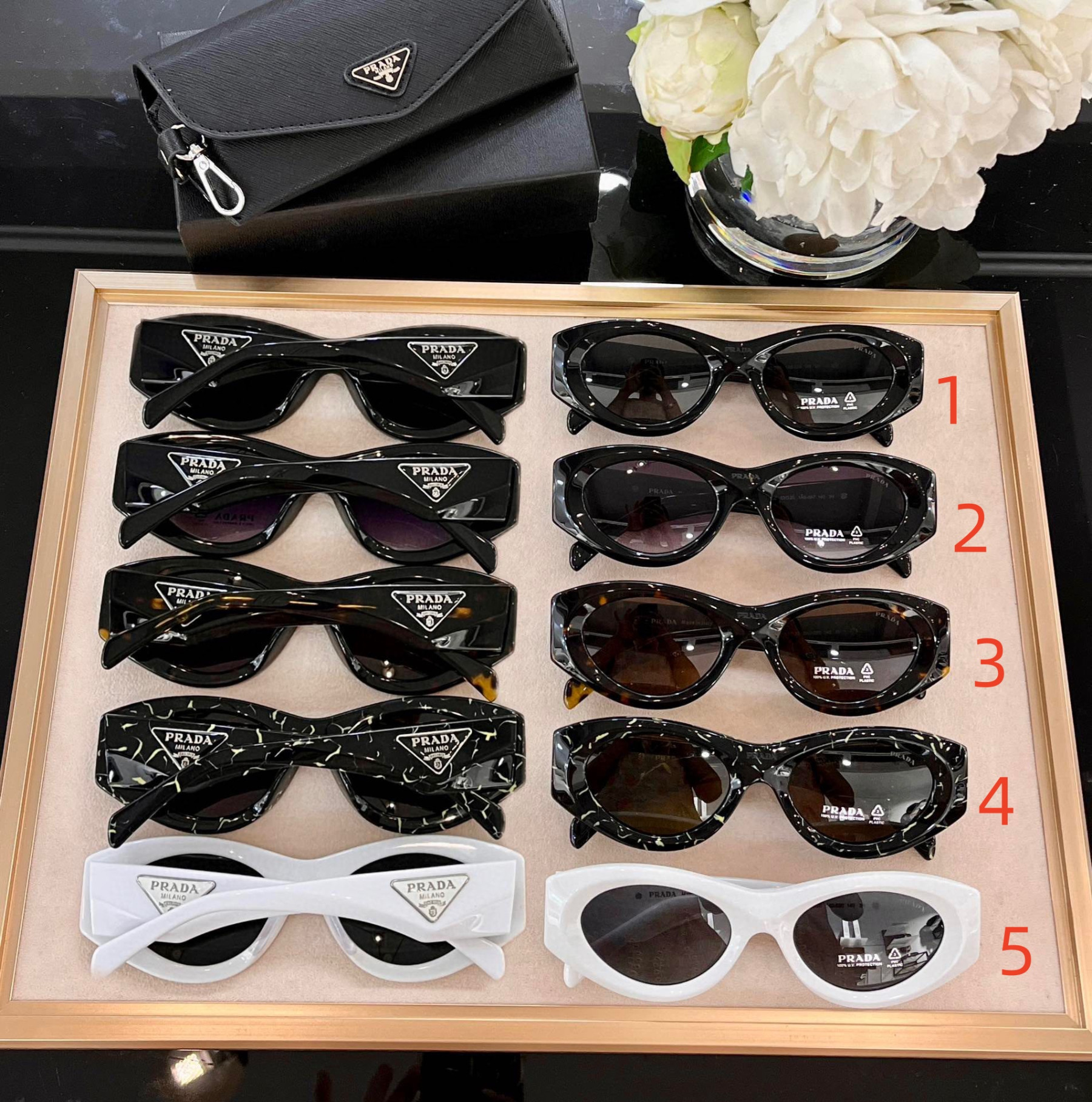 Prada Glasses SPR20Z 53-20-140 - Image 2