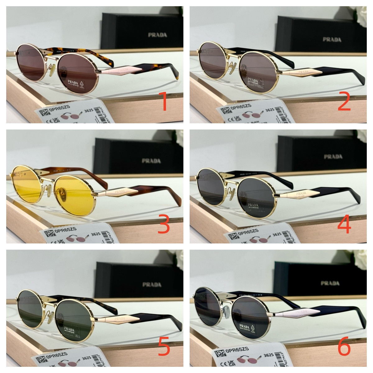 Prada Glasses SPR65Z 55-20-140