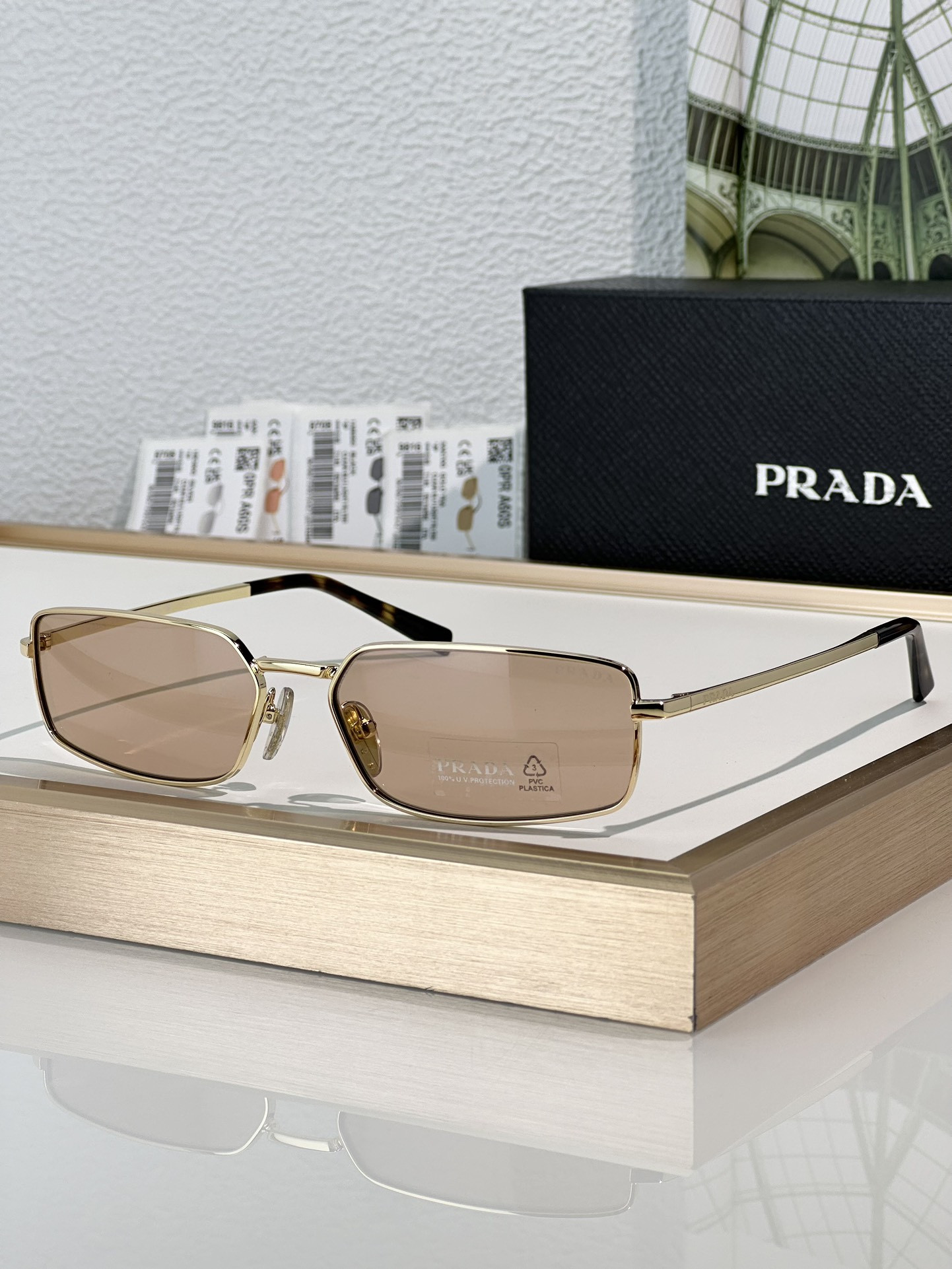 Prada Glasses SPRA60S 59-16-140 - Image 3