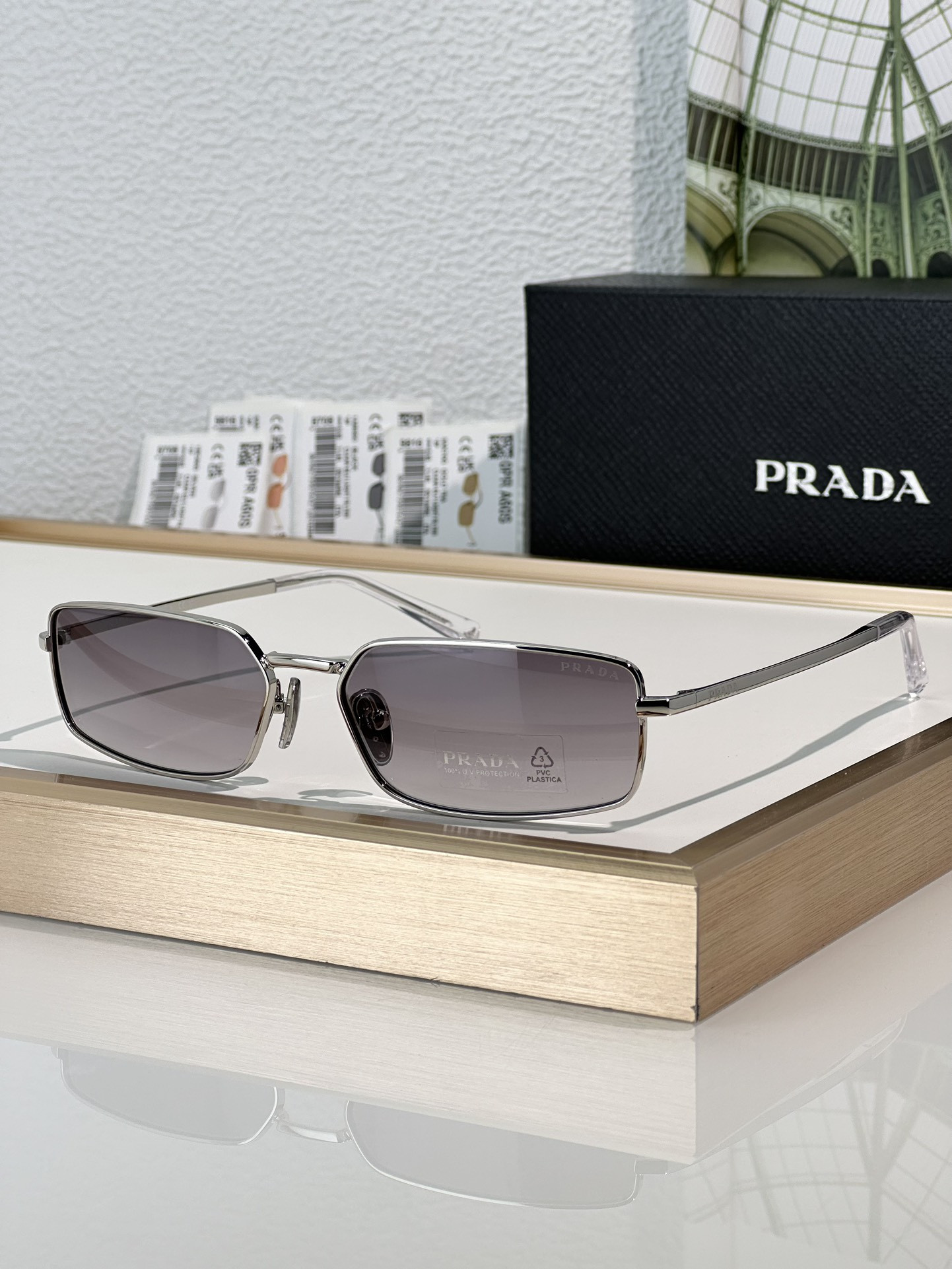 Prada Glasses SPRA60S 59-16-140 - Image 4