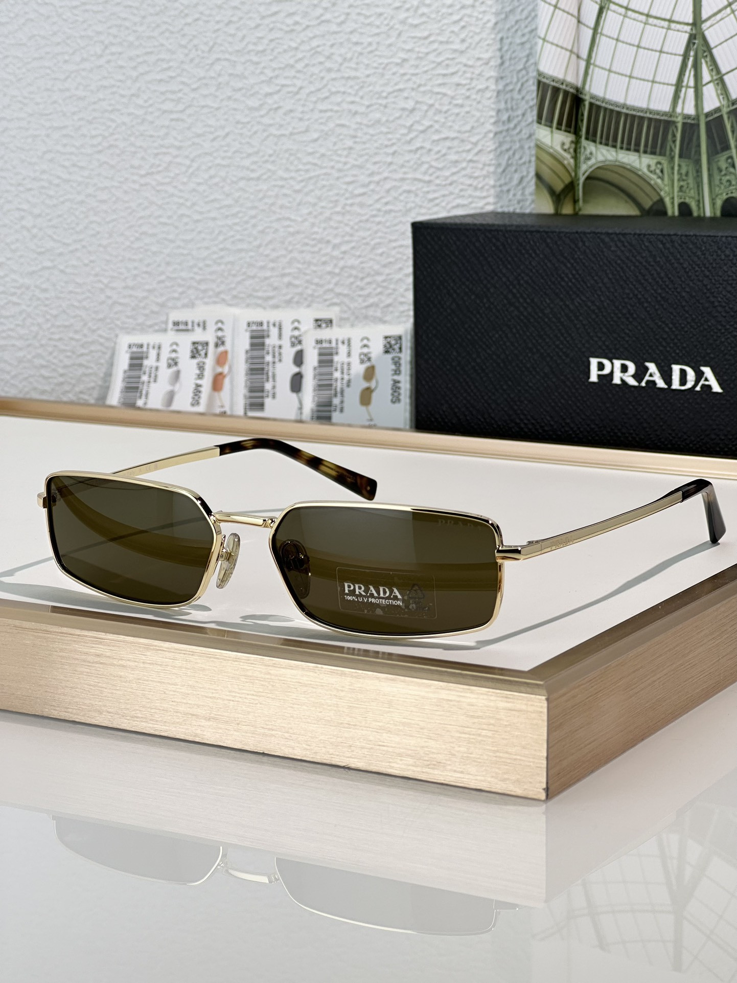 Prada Glasses SPRA60S 59-16-140 - Image 5