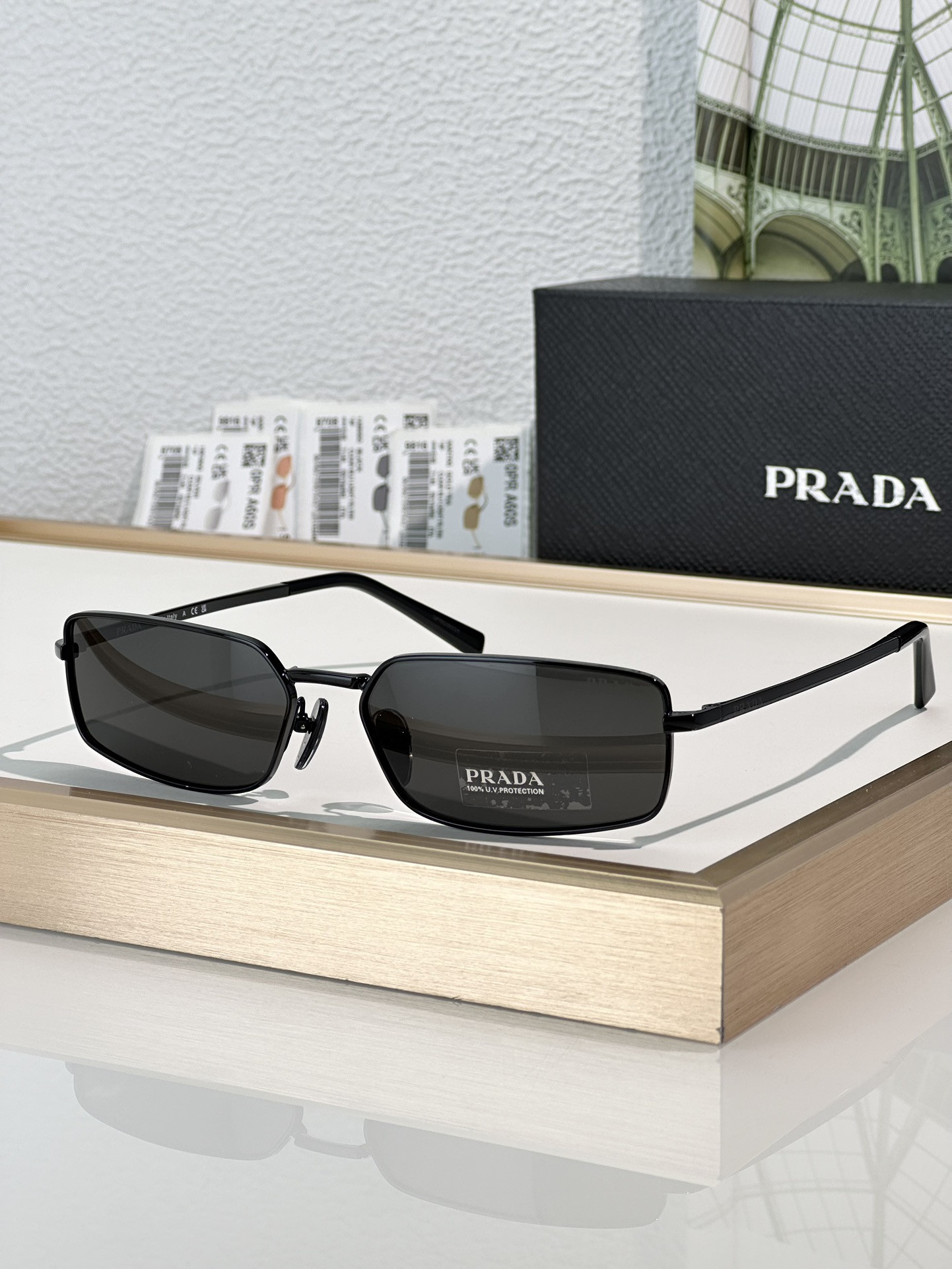 Prada Glasses SPRA60S 59-16-140 - Image 6