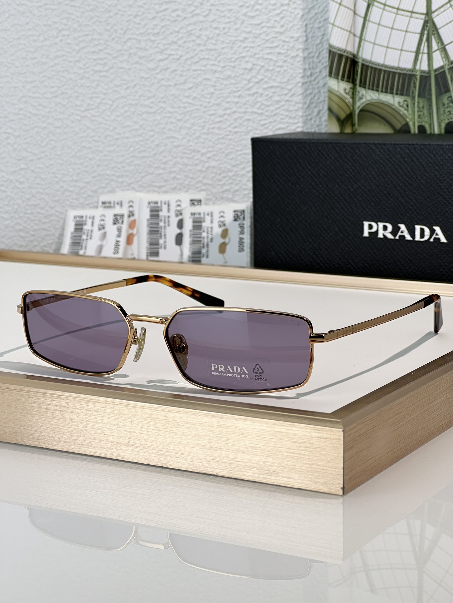 Prada Glasses SPRA60S 59-16-140 - Image 7