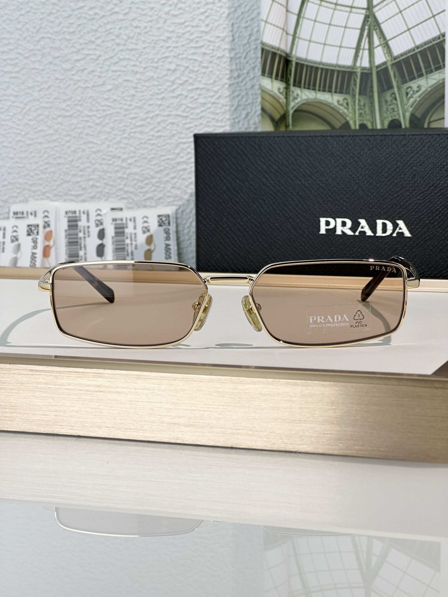 Prada Glasses SPRA60S 59-16-140 - Image 8