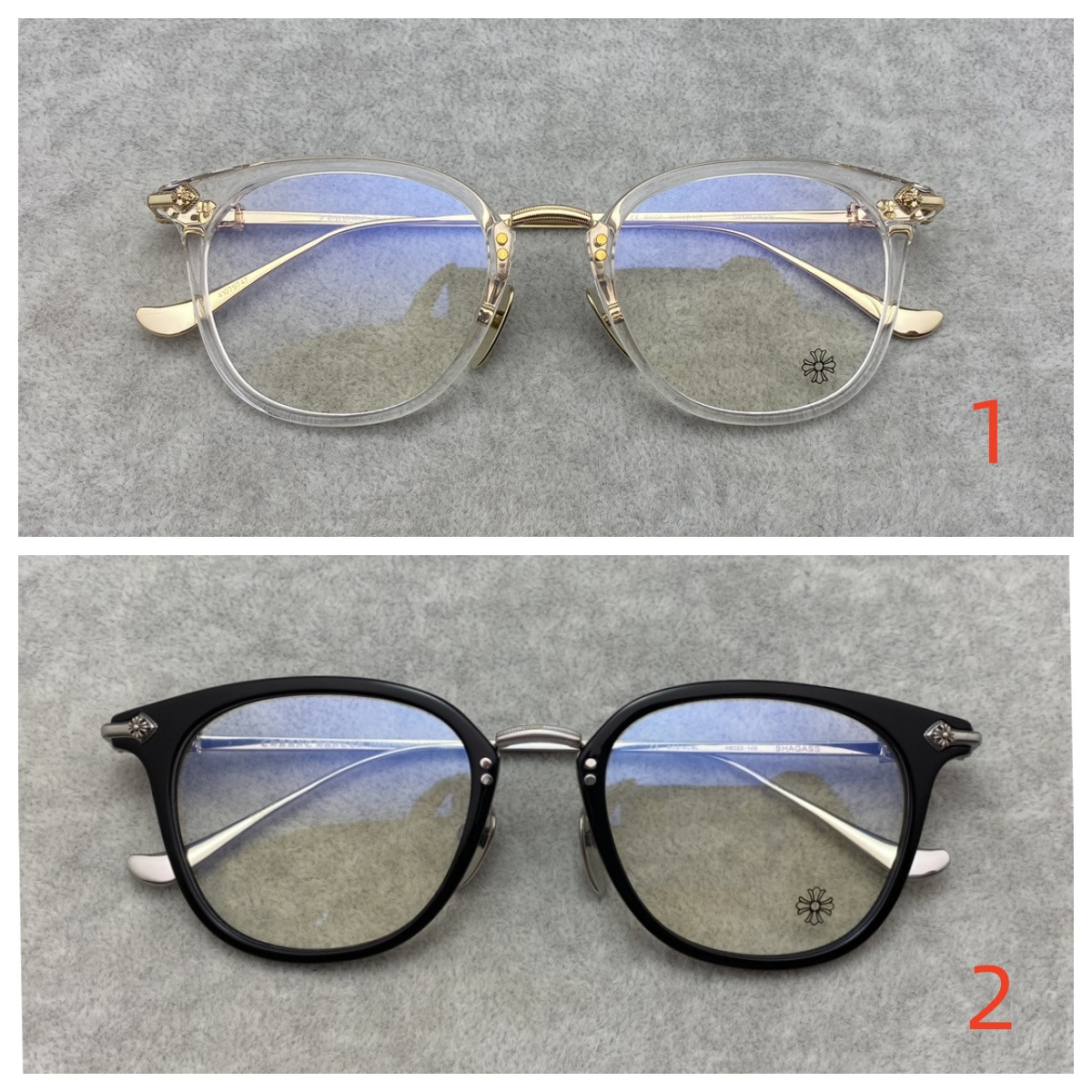 Chrome Hearts Glasses BKGP 49-22-145 - Image 2