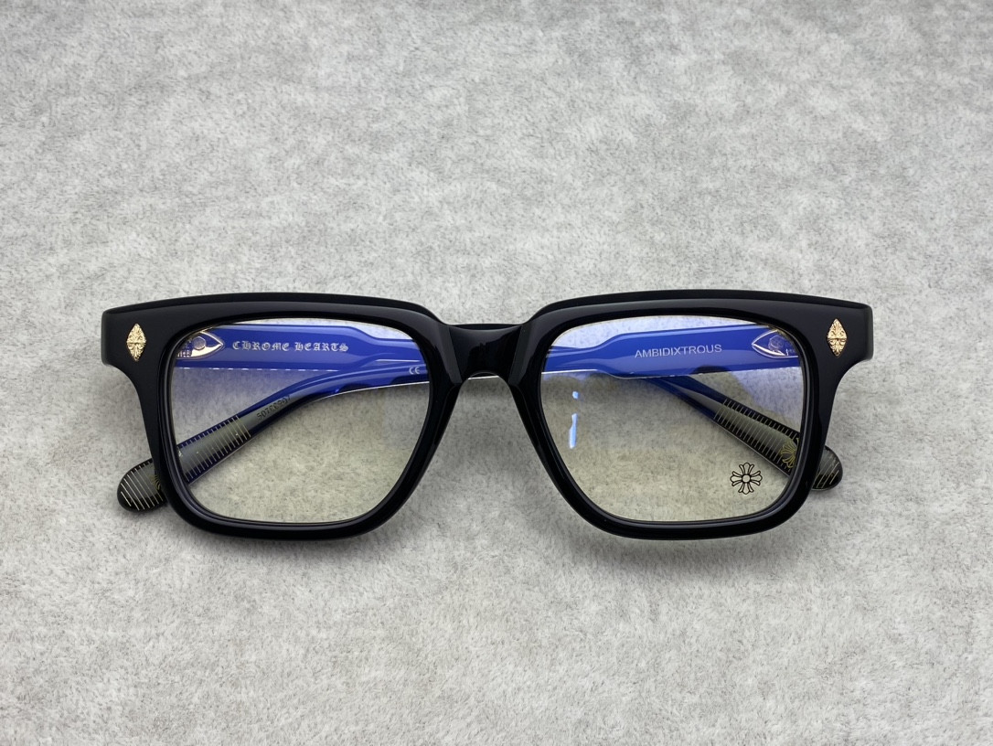 Chrome Hearts Glasses BK18KGP 53-21-151
