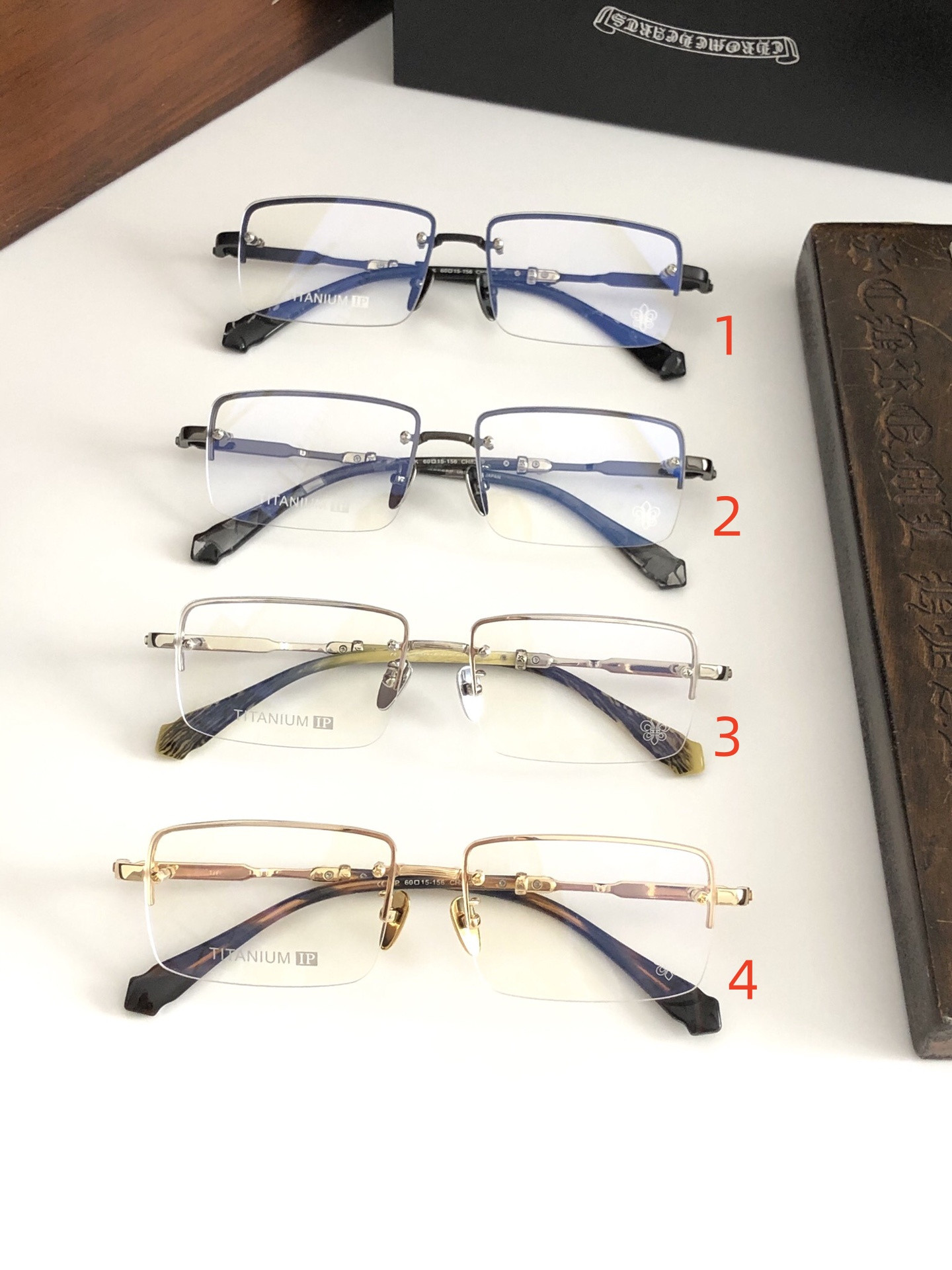 Chrome Hearts Glasses CH8289 60-15-156 - Image 2