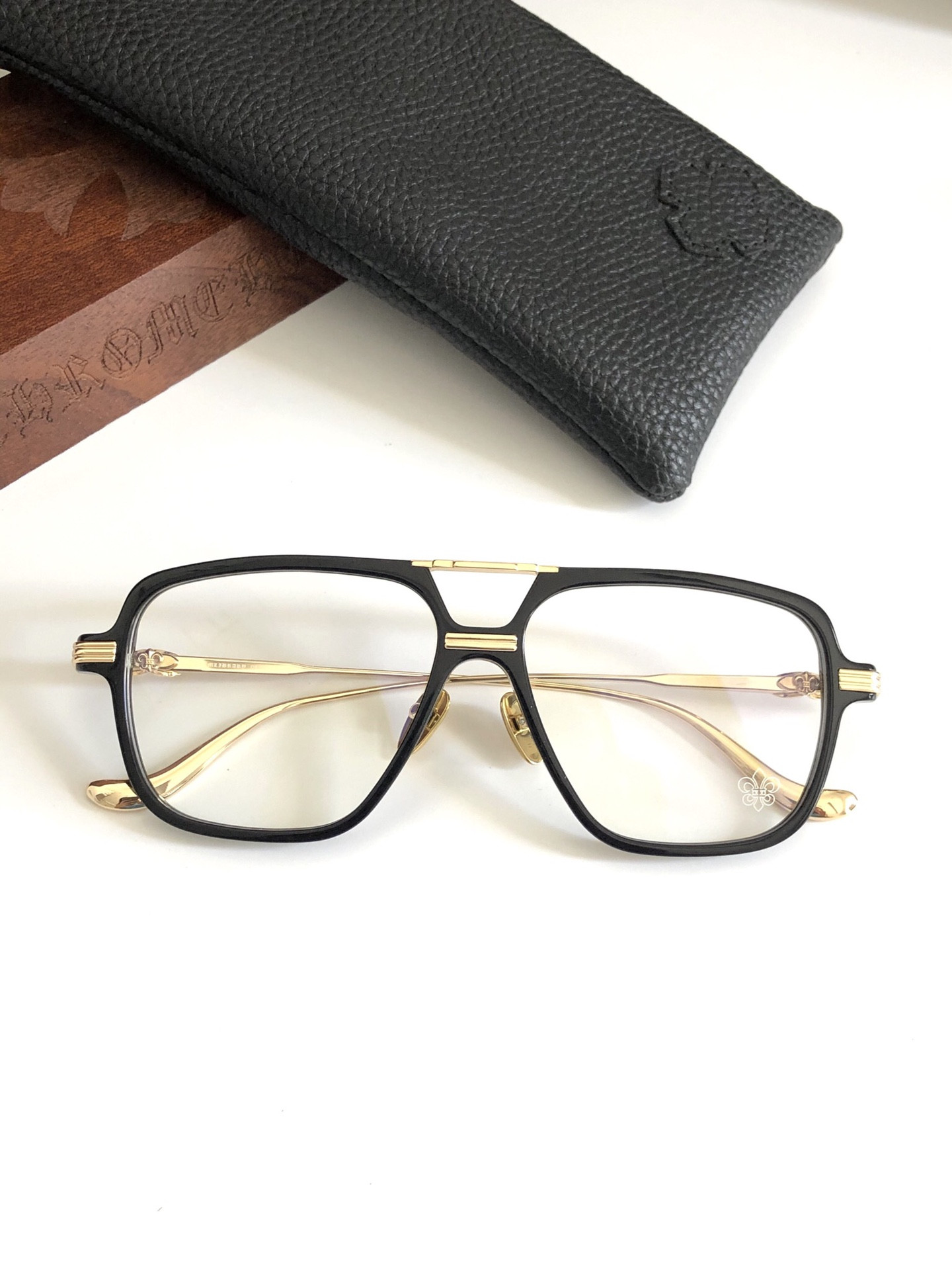 Chrome Hearts Glasses CH8182 57-15-148 - Image 9