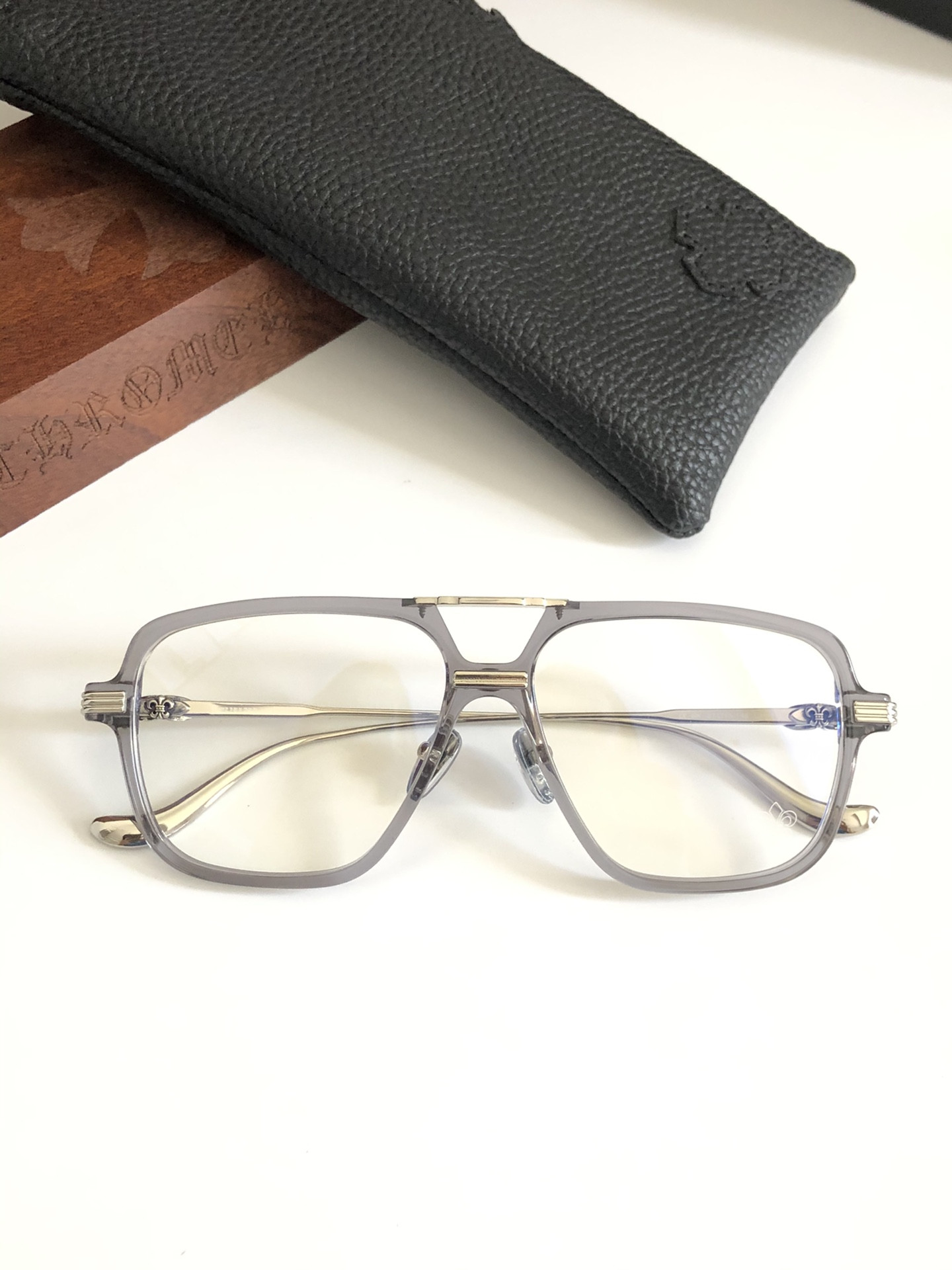 Chrome Hearts Glasses CH8182 57-15-148 - Image 10