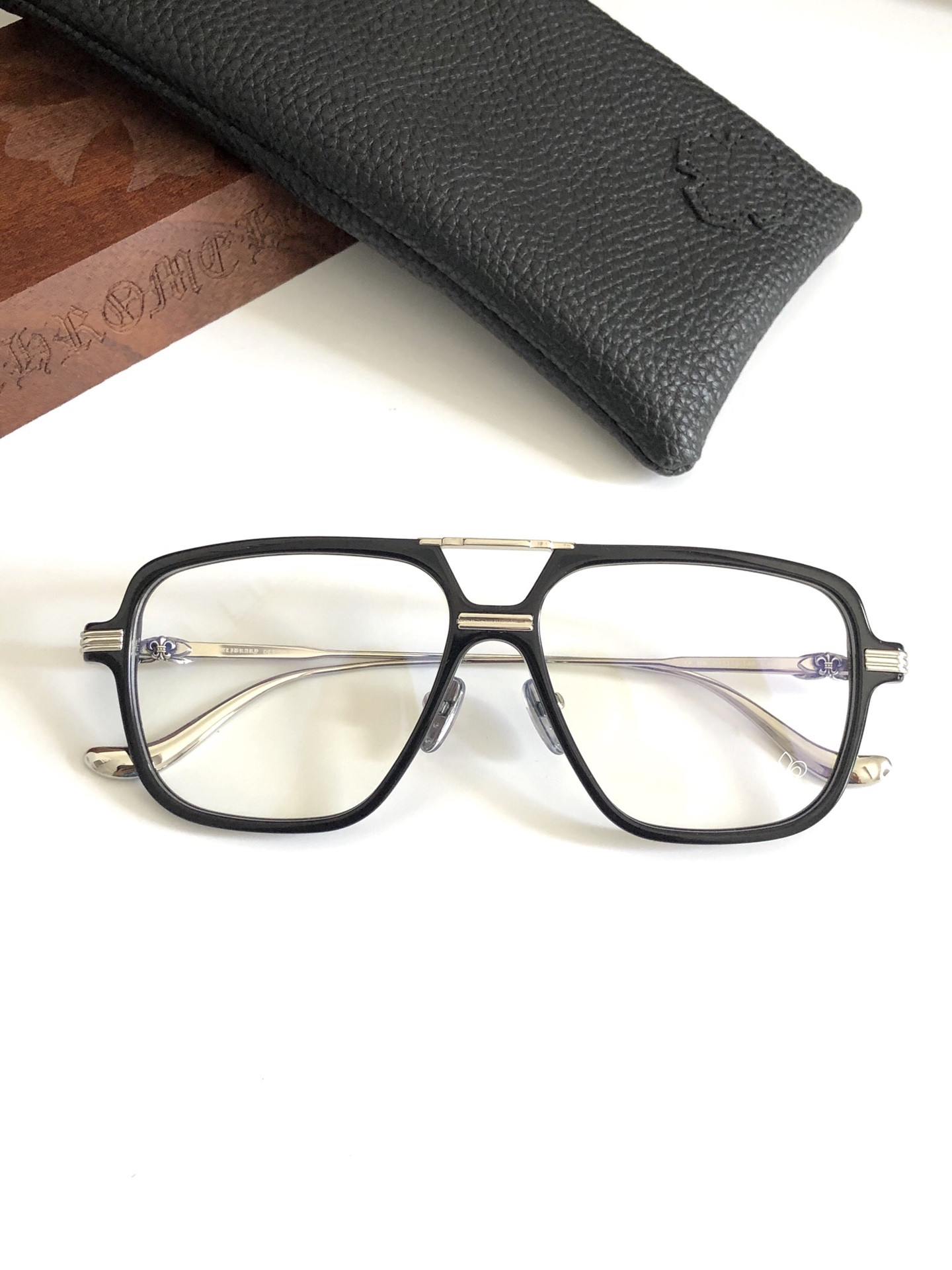 Chrome Hearts Glasses CH8182 57-15-148 - Image 11