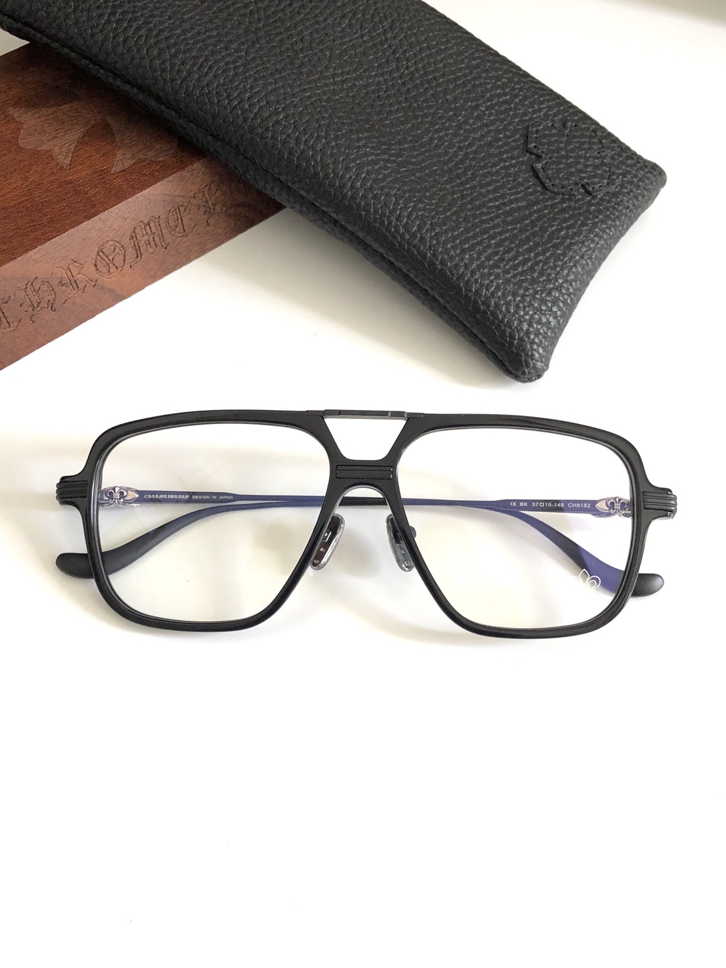 Chrome Hearts Glasses CH8182 57-15-148 - Image 12