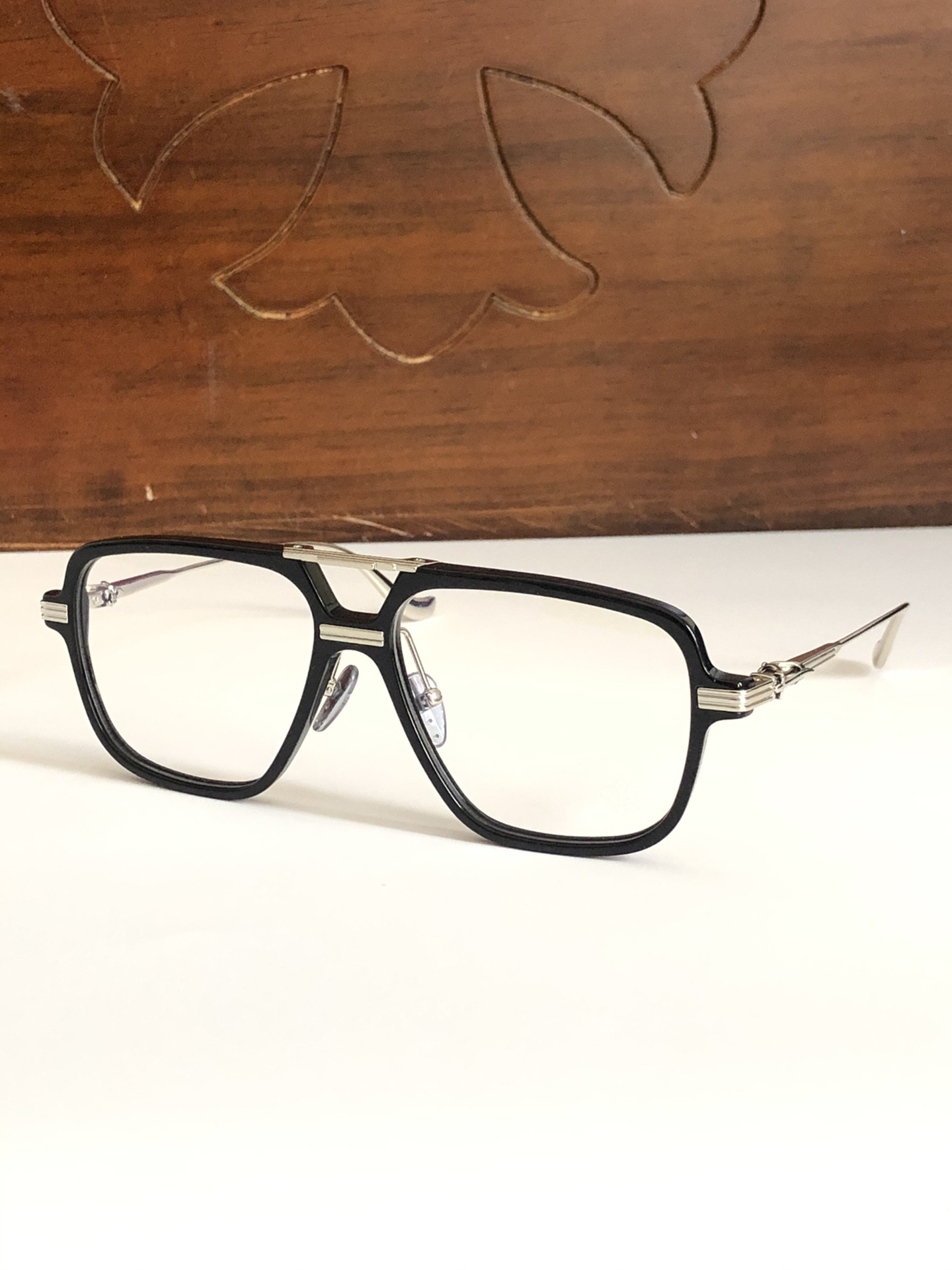 Chrome Hearts Glasses CH8182 57-15-148 - Image 8