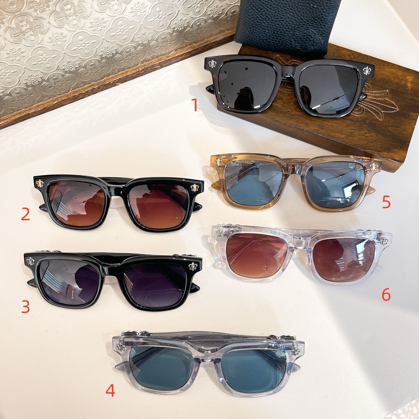 Chrome Hearts Glasses CH8298 53-21-150 - Image 2