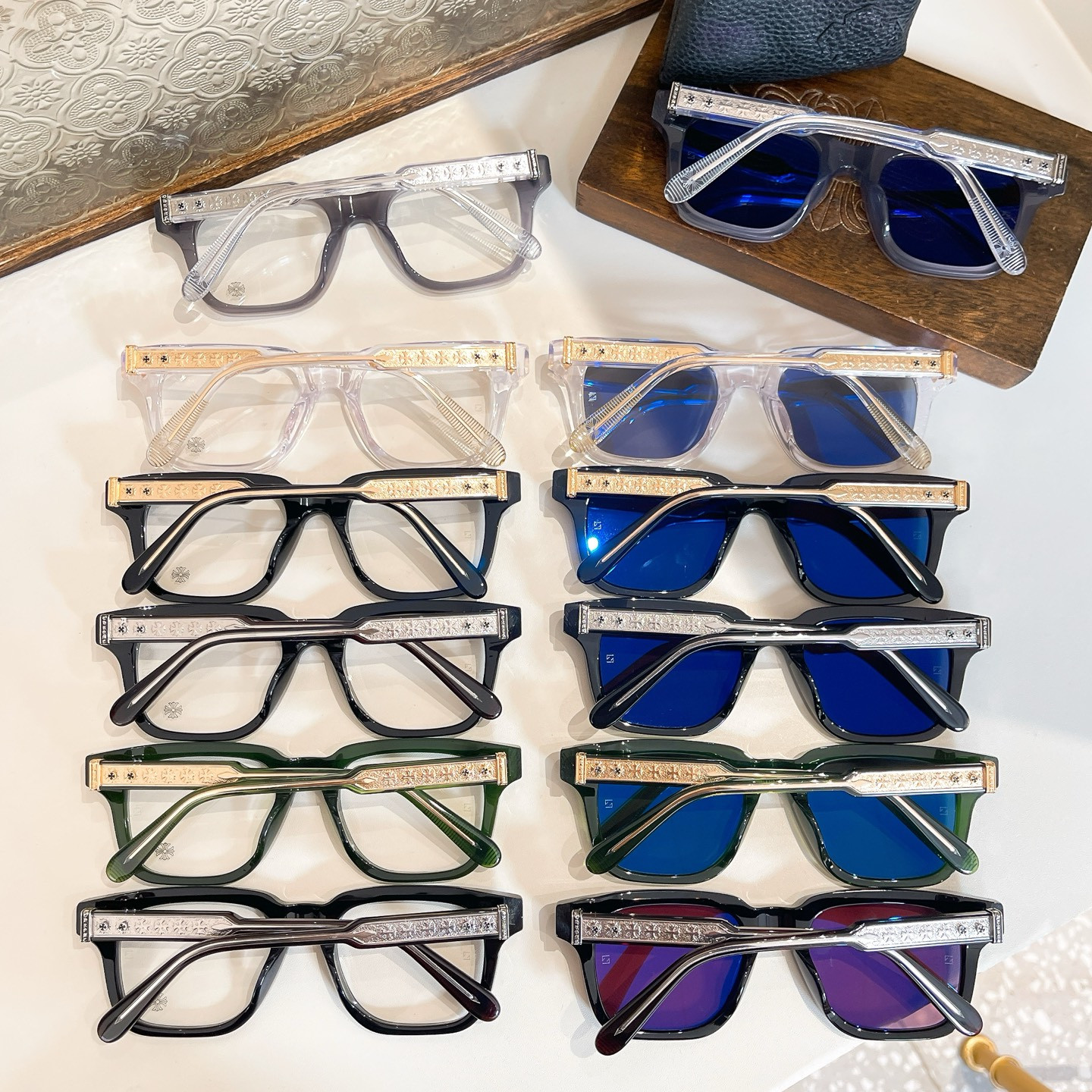 Chrome Hearts Glasses AMBIDIXTROUS 52-19-150 - Image 3