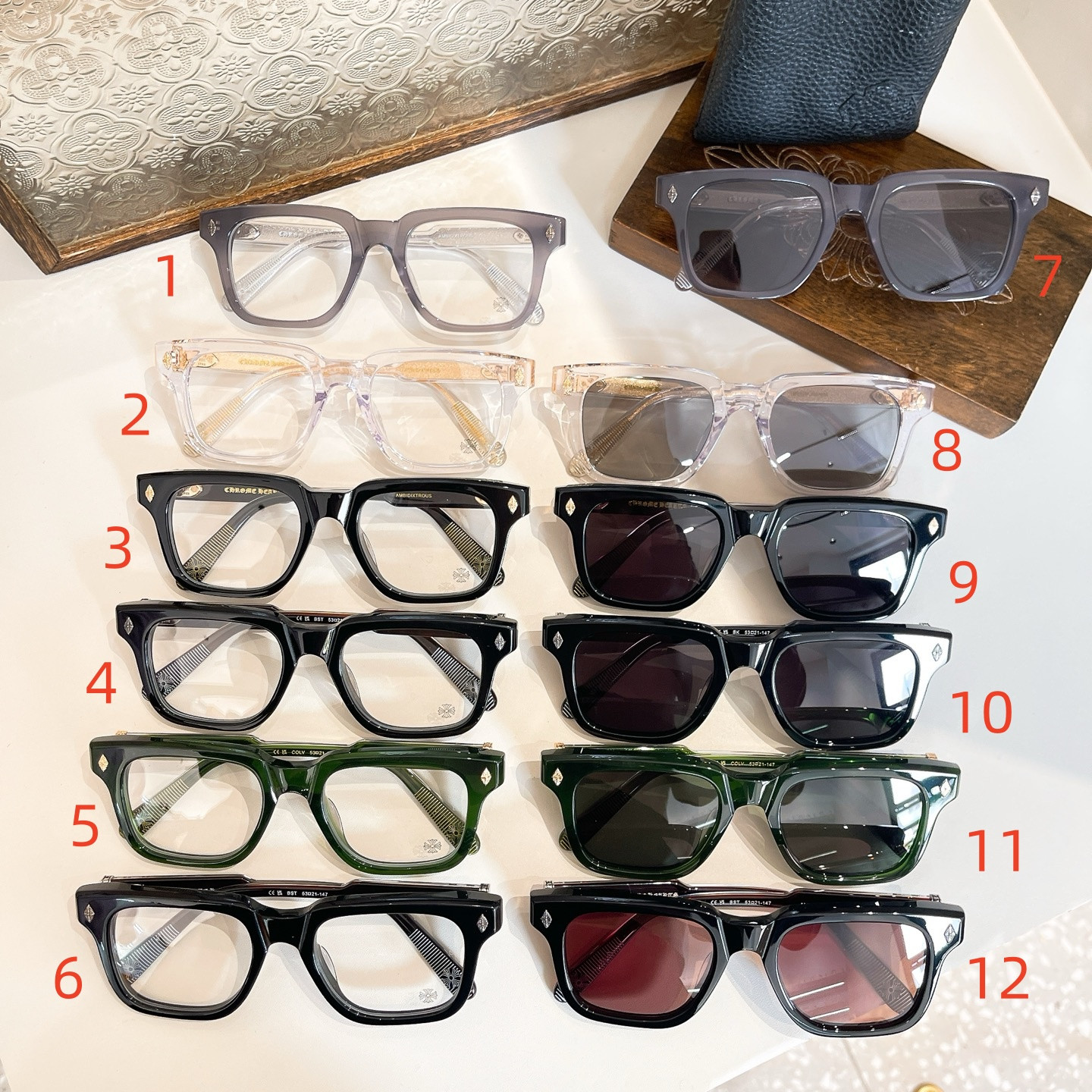 Chrome Hearts Glasses AMBIDIXTROUS 52-19-150 - Image 2