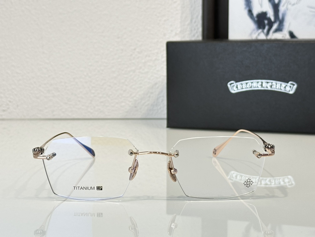 Chrome Hearts Glasses CH5806 56-17-148 - Image 7