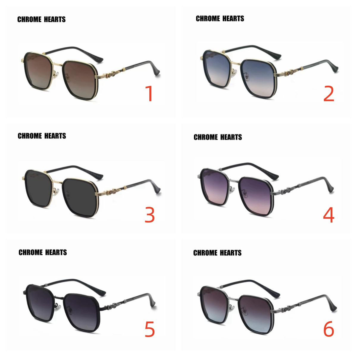 Chrome Hearts Glasses 31884 55-21-143 - Image 2
