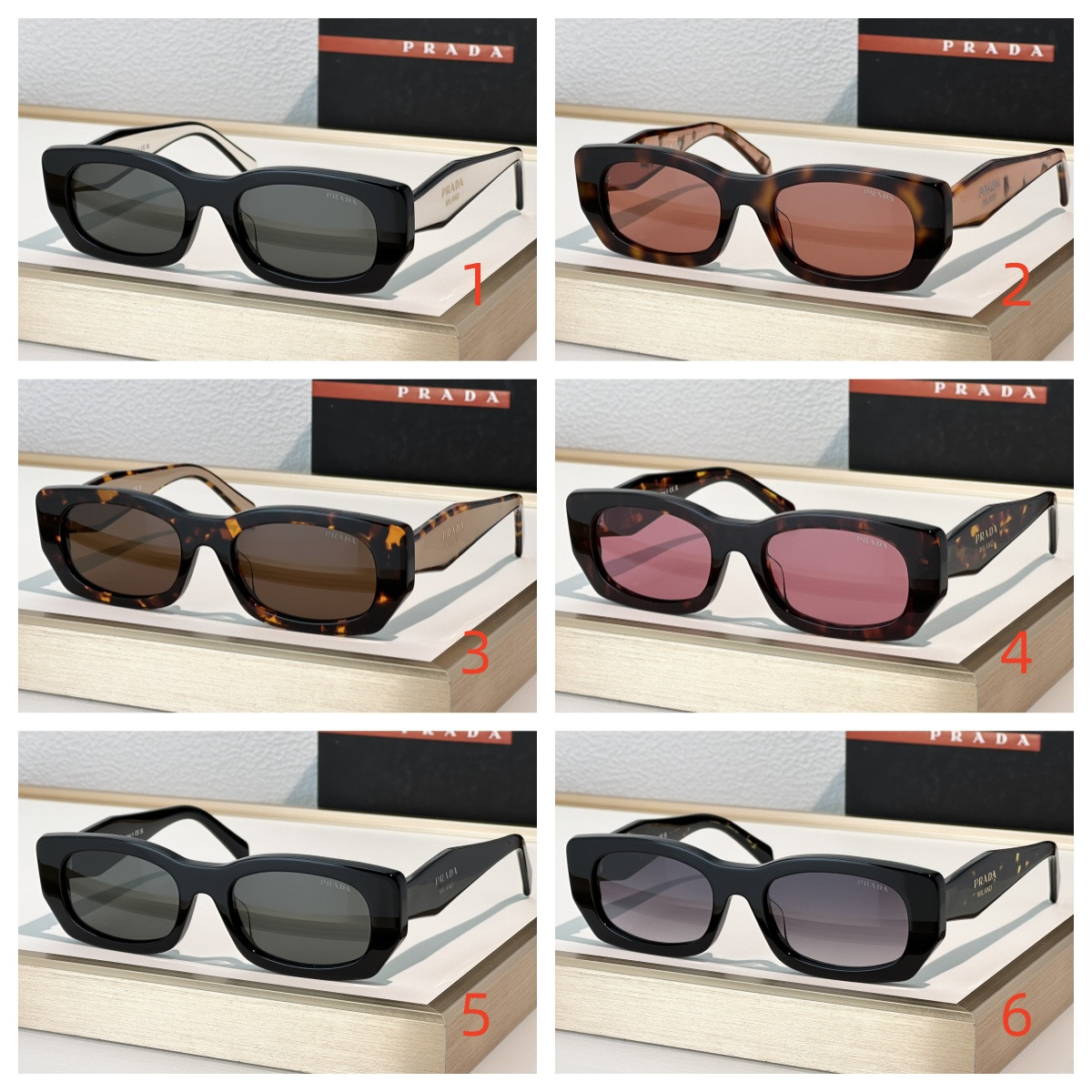 Prada Glasses PR B05S 52-19-145 - Image 2