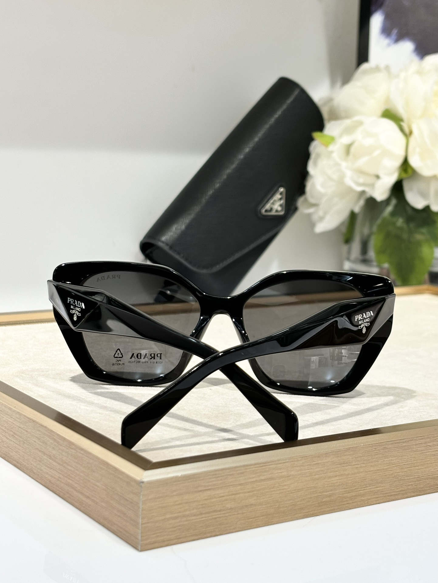 Prada Glasses SPR19Z 55-17-145 - Image 9