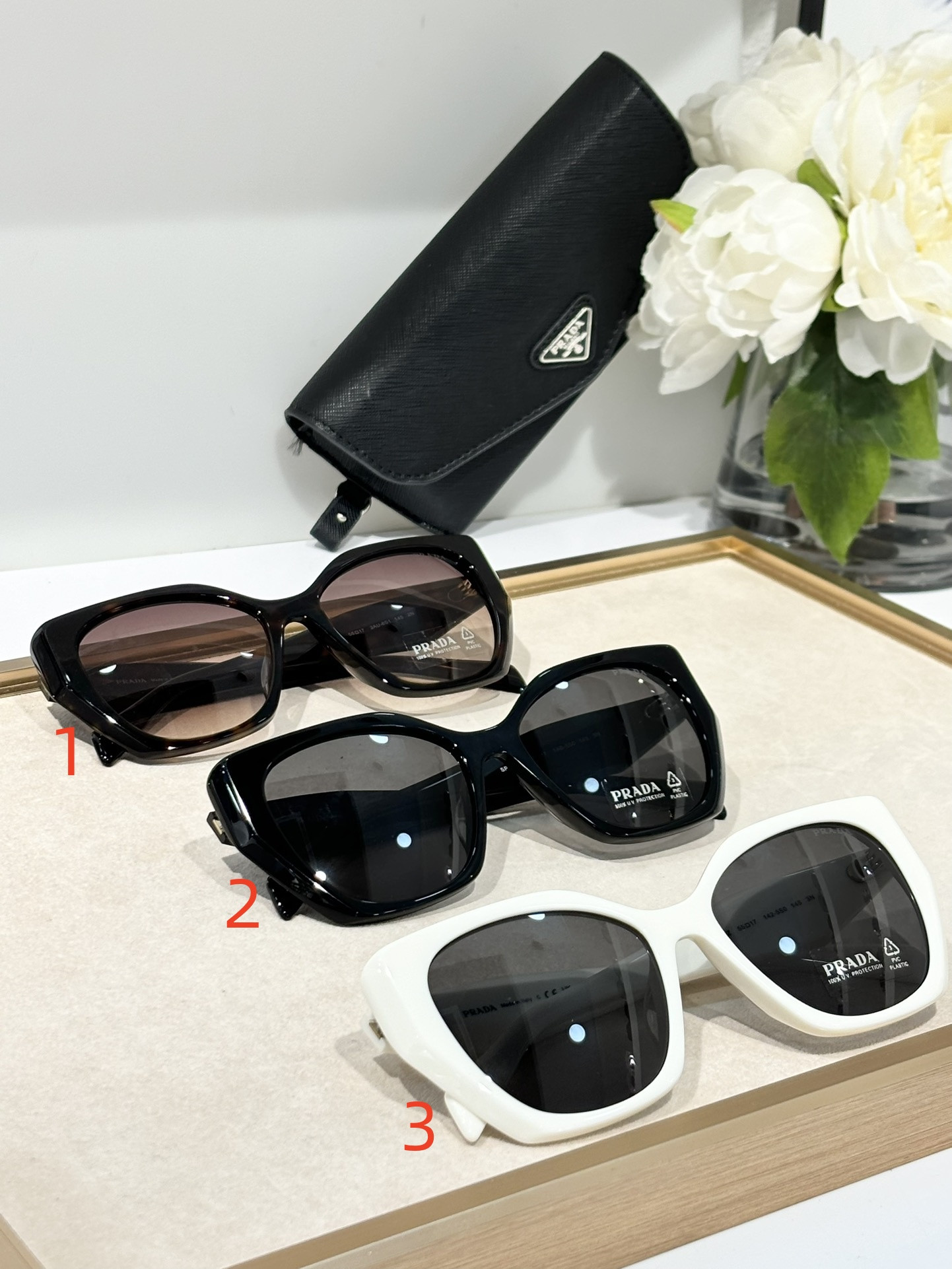 Prada Glasses SPR19Z 55-17-145 - Image 2
