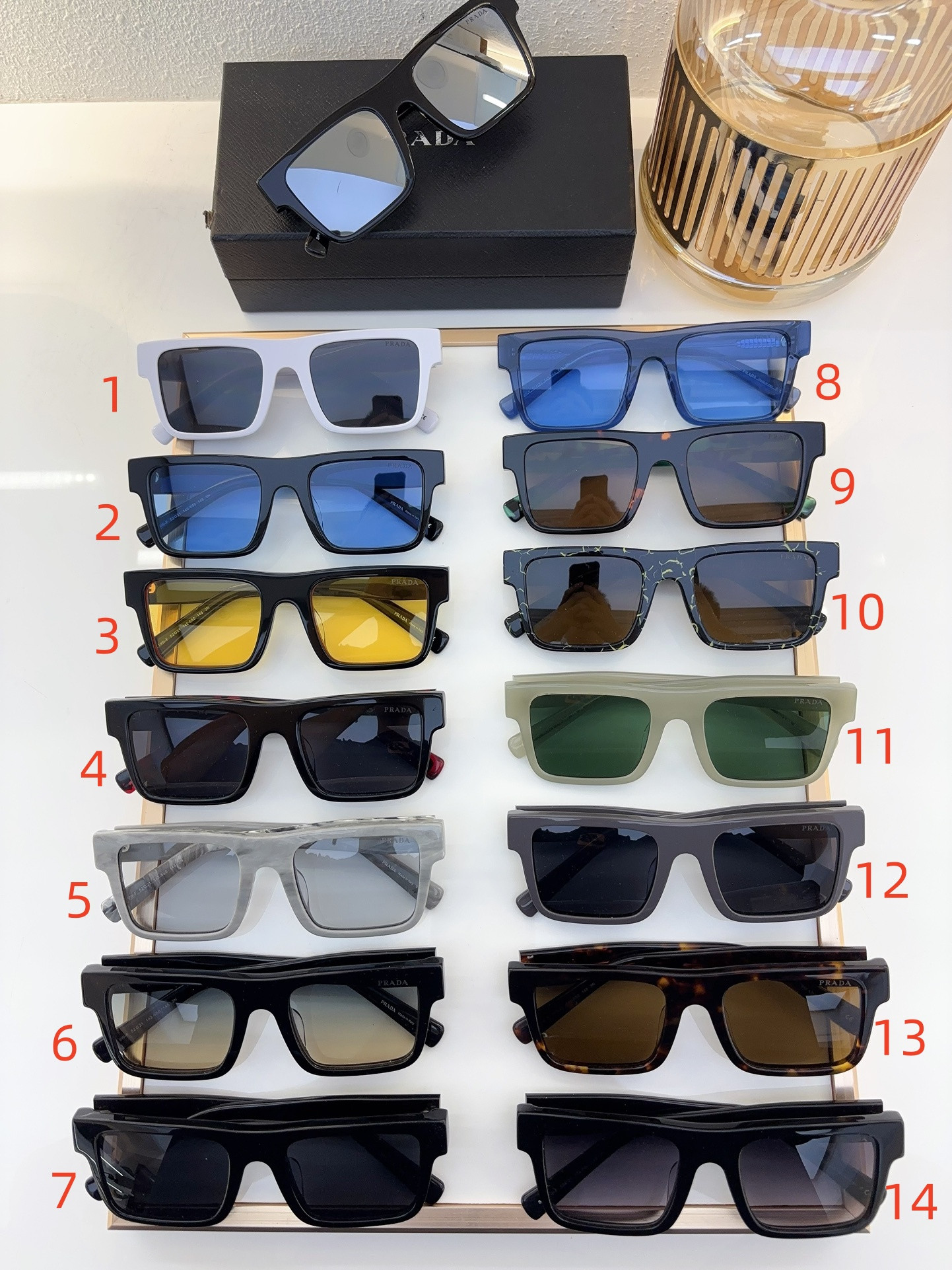 Prada Glasses SPR19W-F 52-21-145 - Image 2