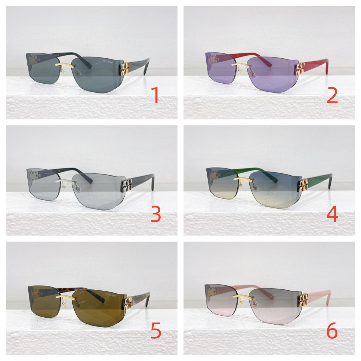 Miu Miu Glasses MU112AV 63-17-130 - Image 2