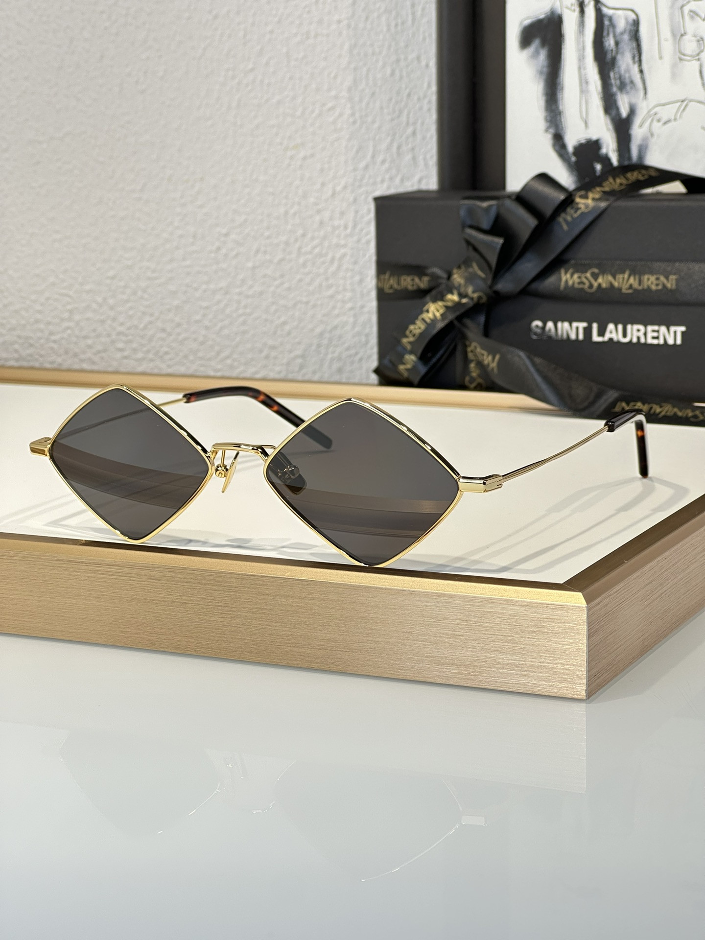 YSL Glasses SL302 55-17-145 - Image 3