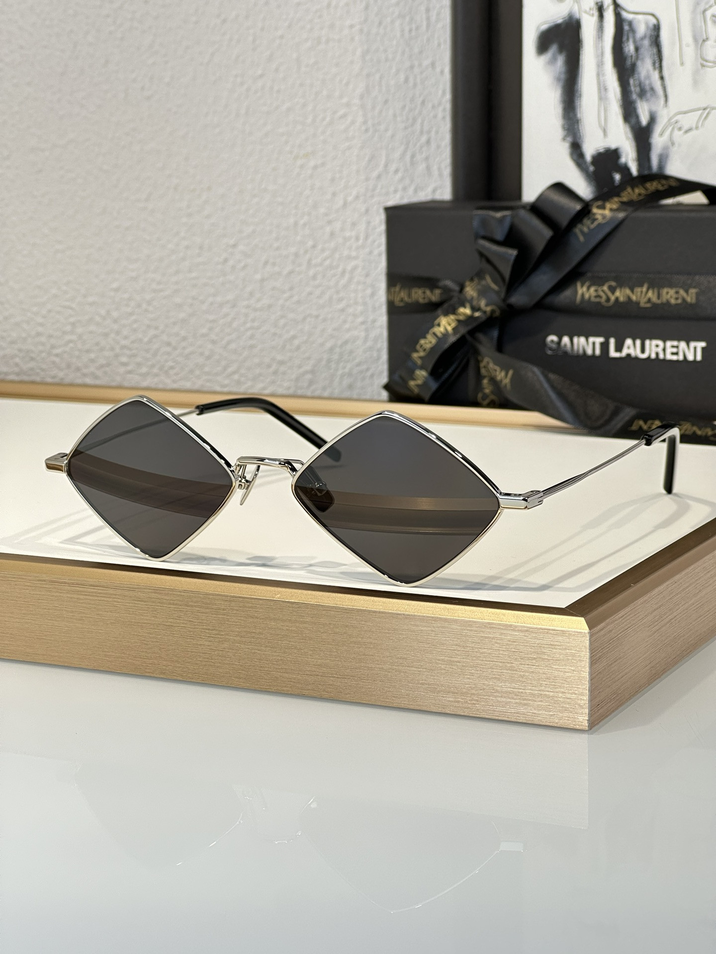 YSL Glasses SL302 55-17-145 - Image 4