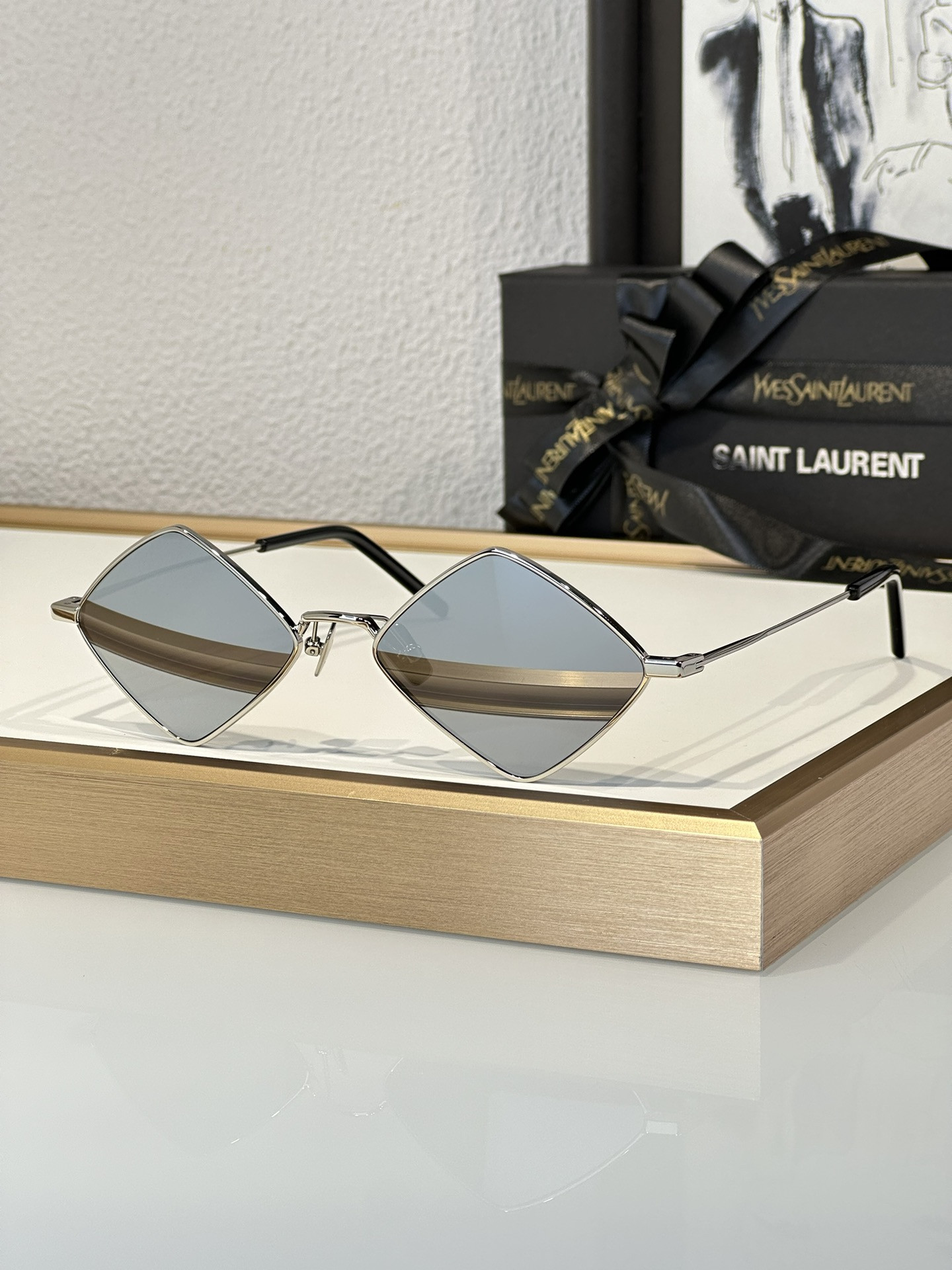 YSL Glasses SL302 55-17-145 - Image 8