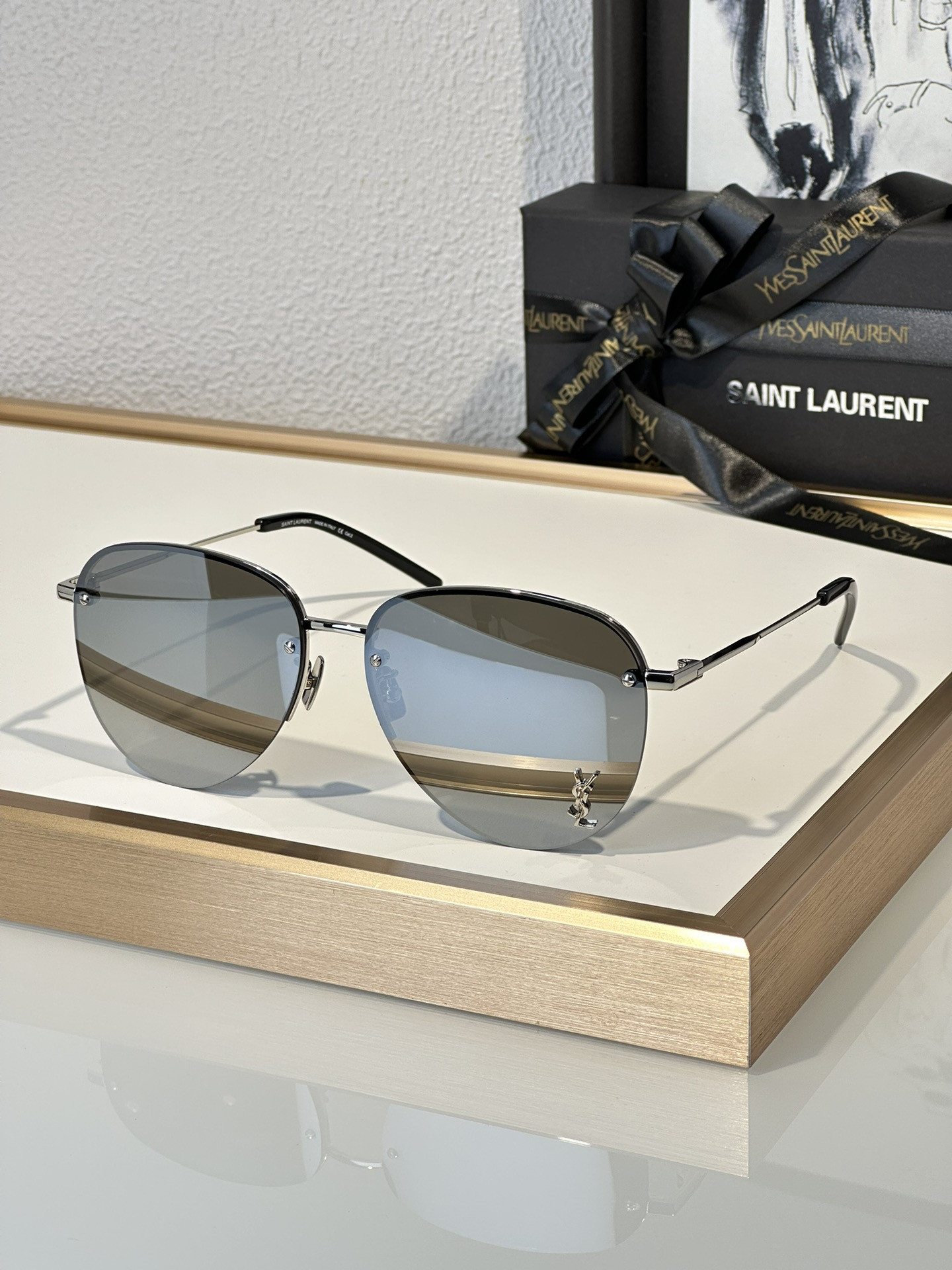 YSL Glasses SL328K 61-14-145 - Image 9
