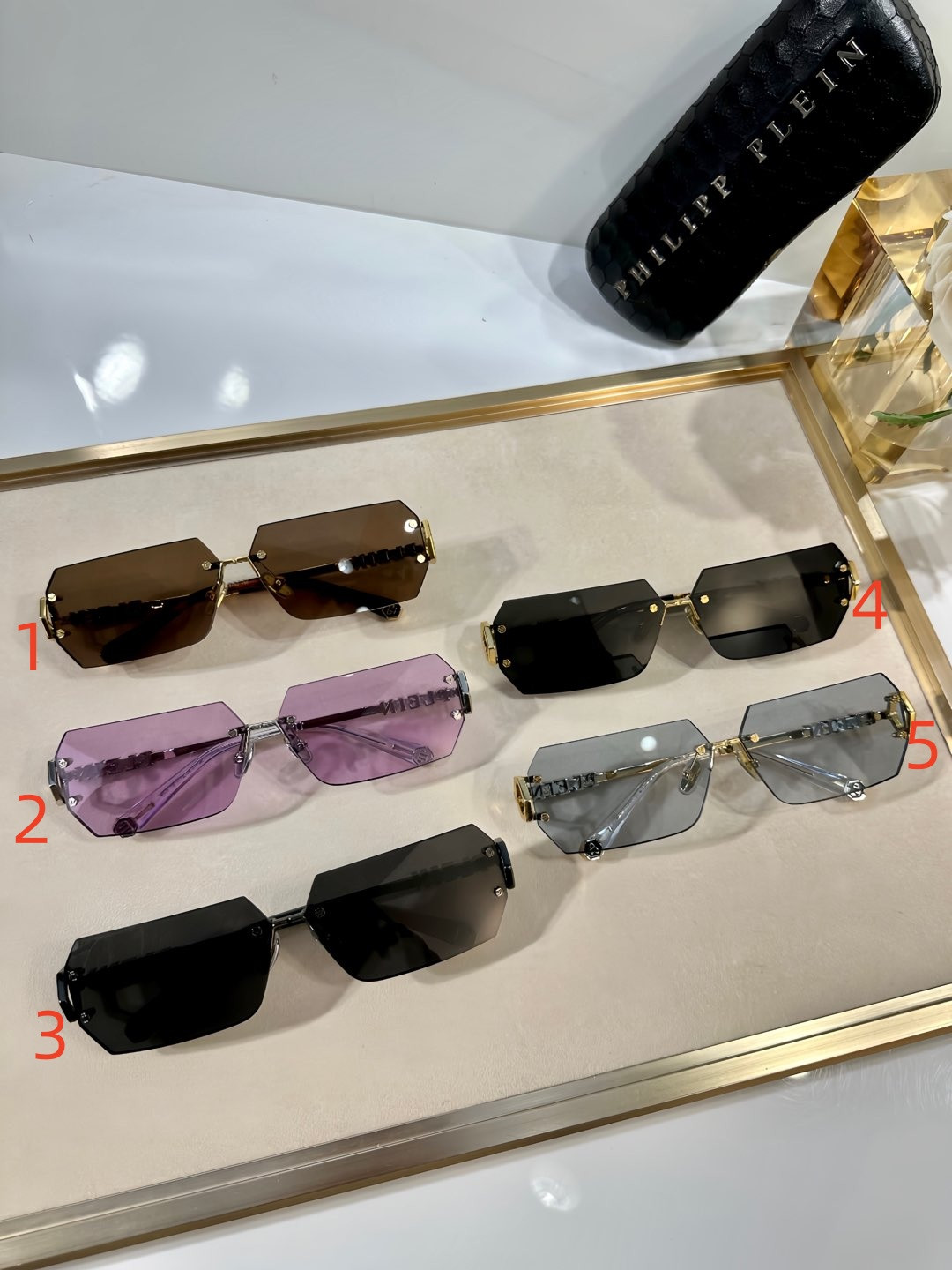 Philipp Plein Glasses spp110 65-11 145 - Image 2