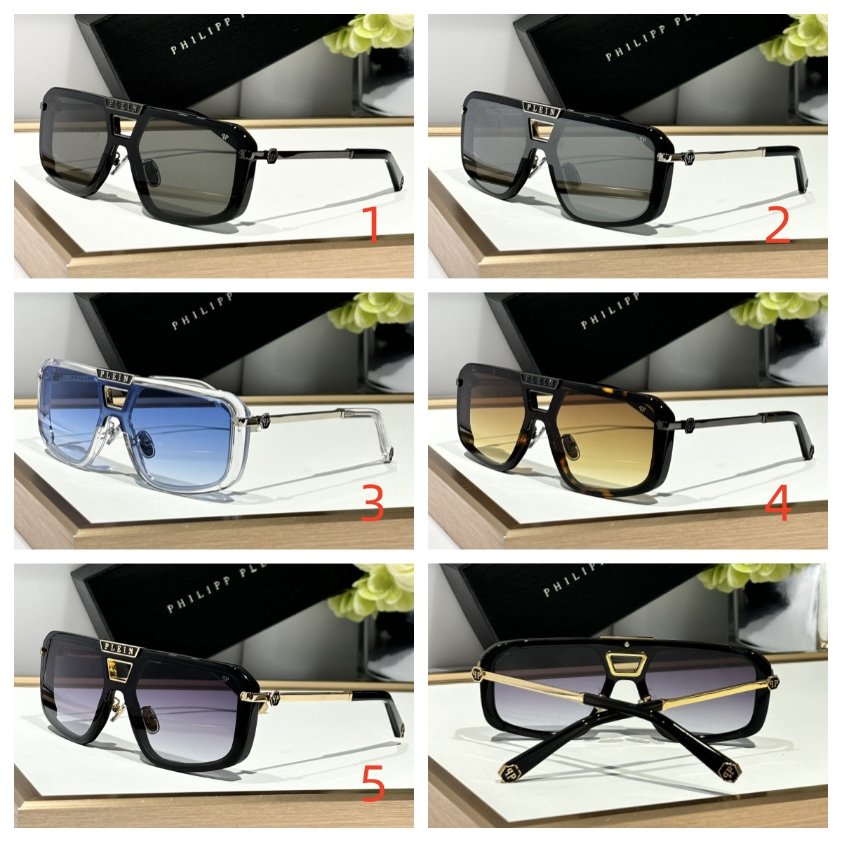 Philipp Plein Glasses SPP008M 135-0-145 - Image 2