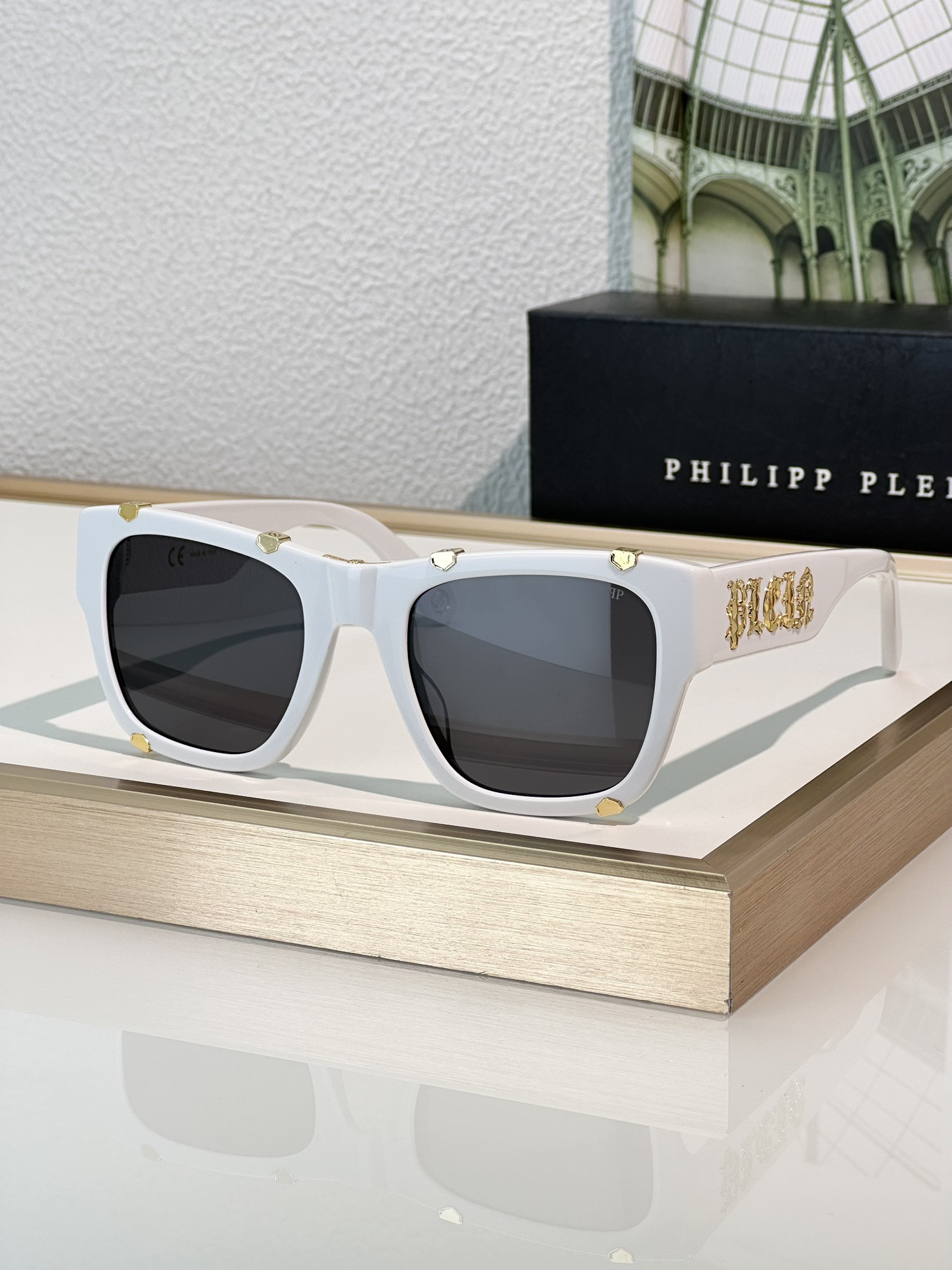 Philipp Plein Glasses SPP042W 54-23-145 - Image 8
