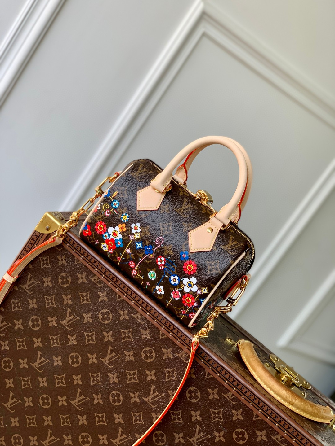 LV x TM Speedy Bandoulière 20 M14175 (20.5*13.5*12cm) - Image 4