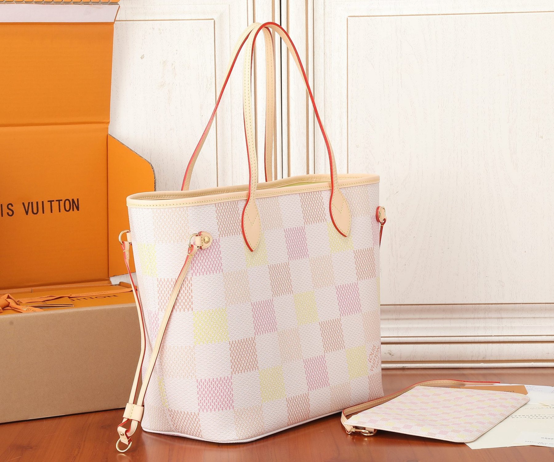 LV Neverfull MM N40668(31*28*14cm) - Image 7