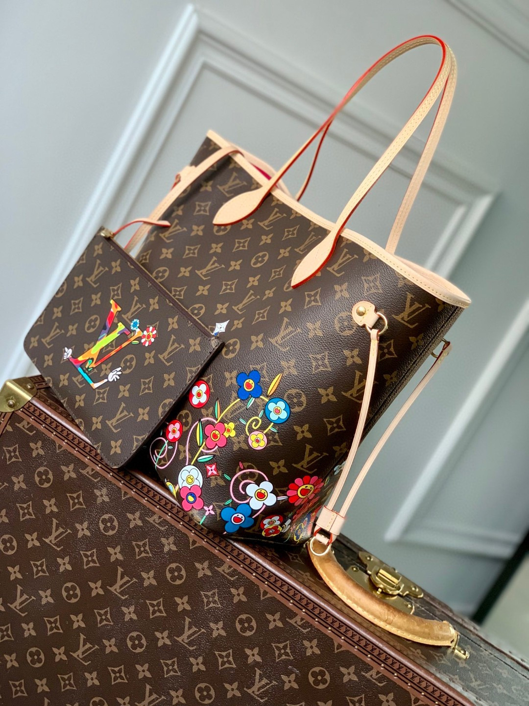 LV x TM Neverfull MM M13271 (31*28*14cm) - Image 3