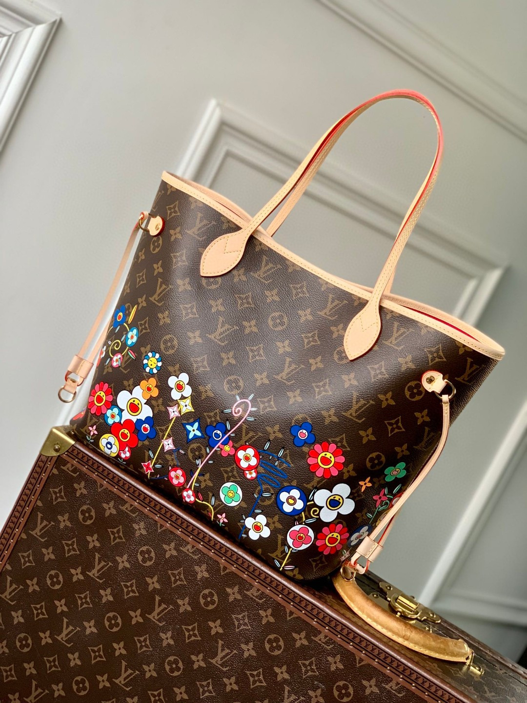 LV x TM Neverfull MM M13271 (31*28*14cm) - Image 4