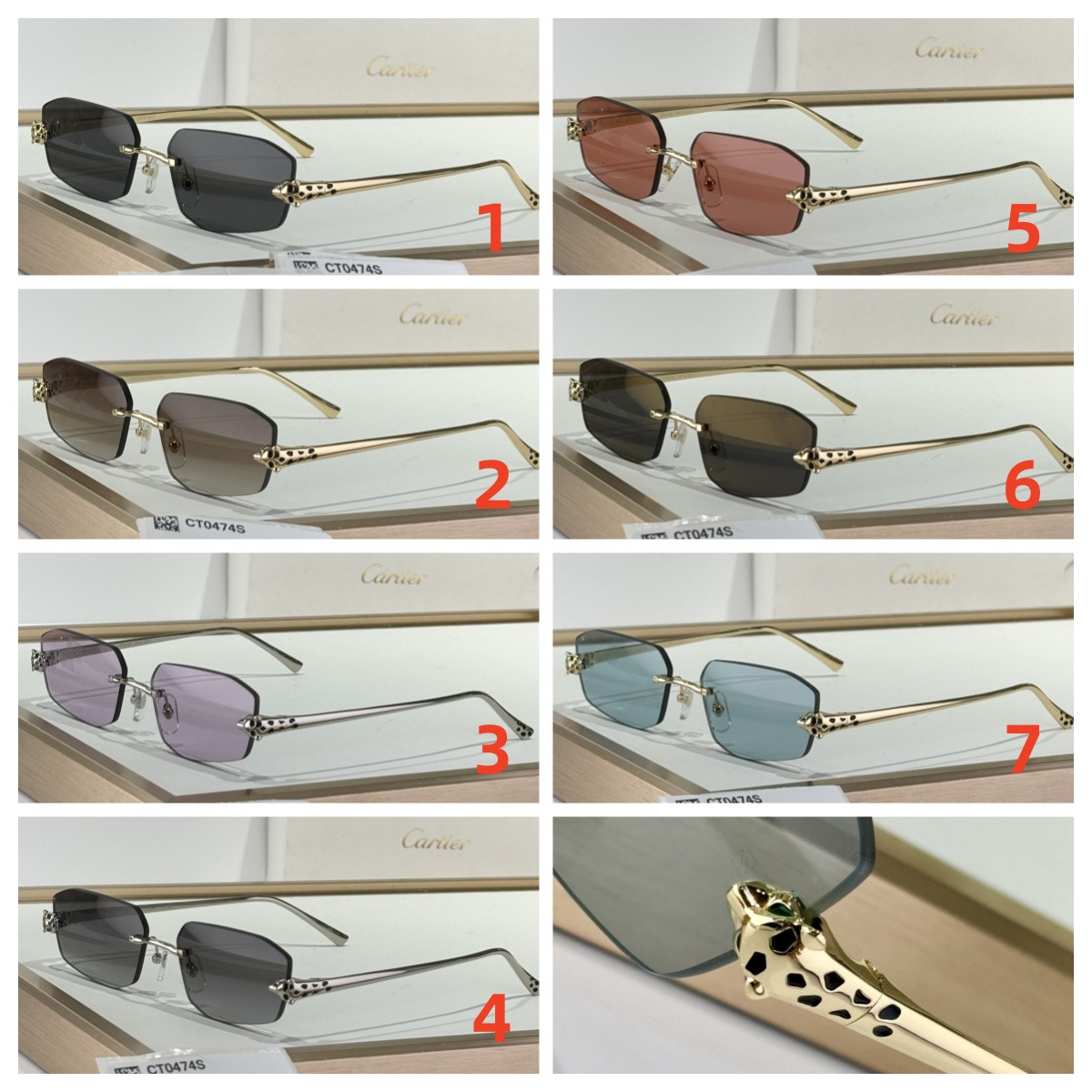 Cartier Glasses CT0474S 56-18-145 - Image 2