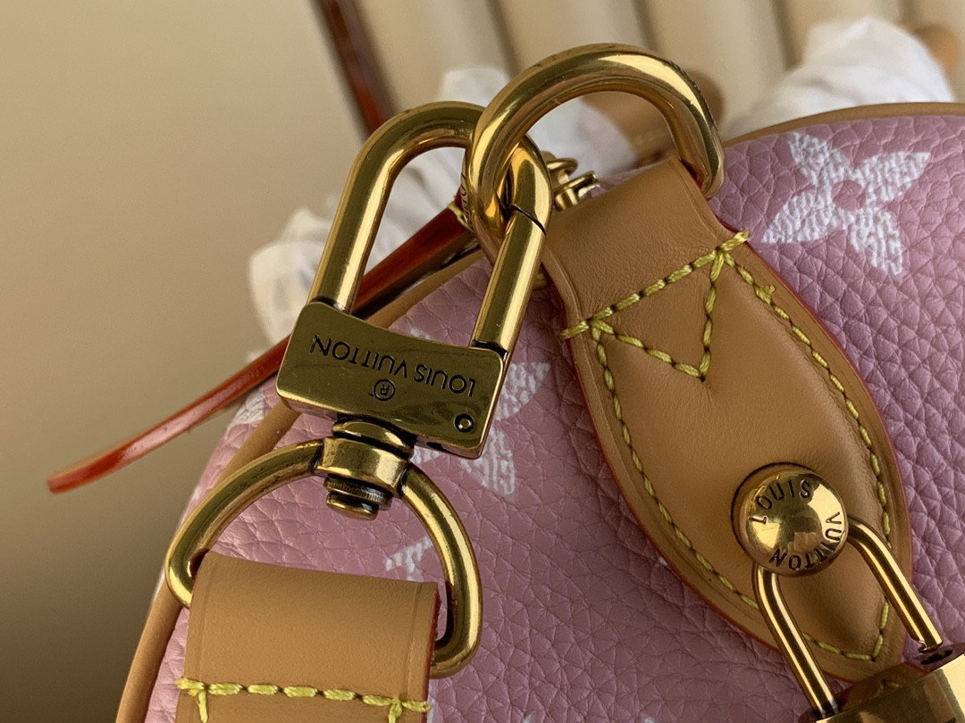 LV Speedy P9 Bandoulière 40 Candy Pink M13918 (40*26*23cm) - Image 9
