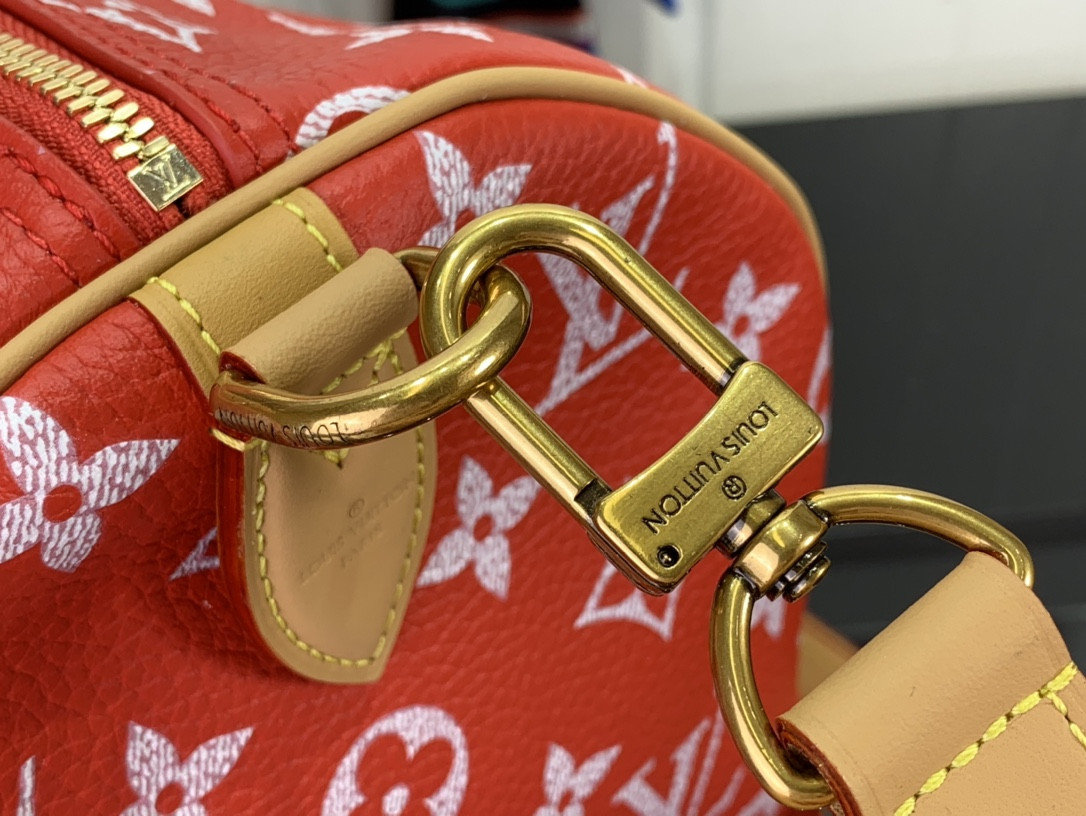 LV Speedy P9 Bandoulière 40 Red M24420 40 x 26 x23cm - Image 8