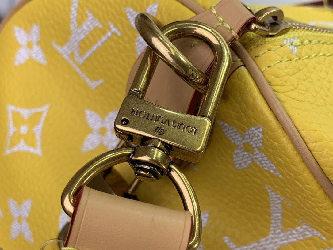 LV Speedy P9 Bandoulière 40 Jaune Mat M24419 40 x 26 x23cm - Image 7