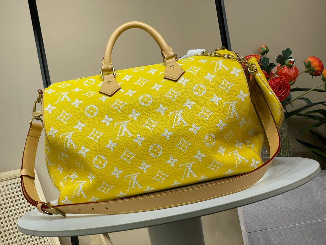 LV Speedy P9 Bandoulière 40 Lemonade M13920 (40*26*23cm) - Image 5