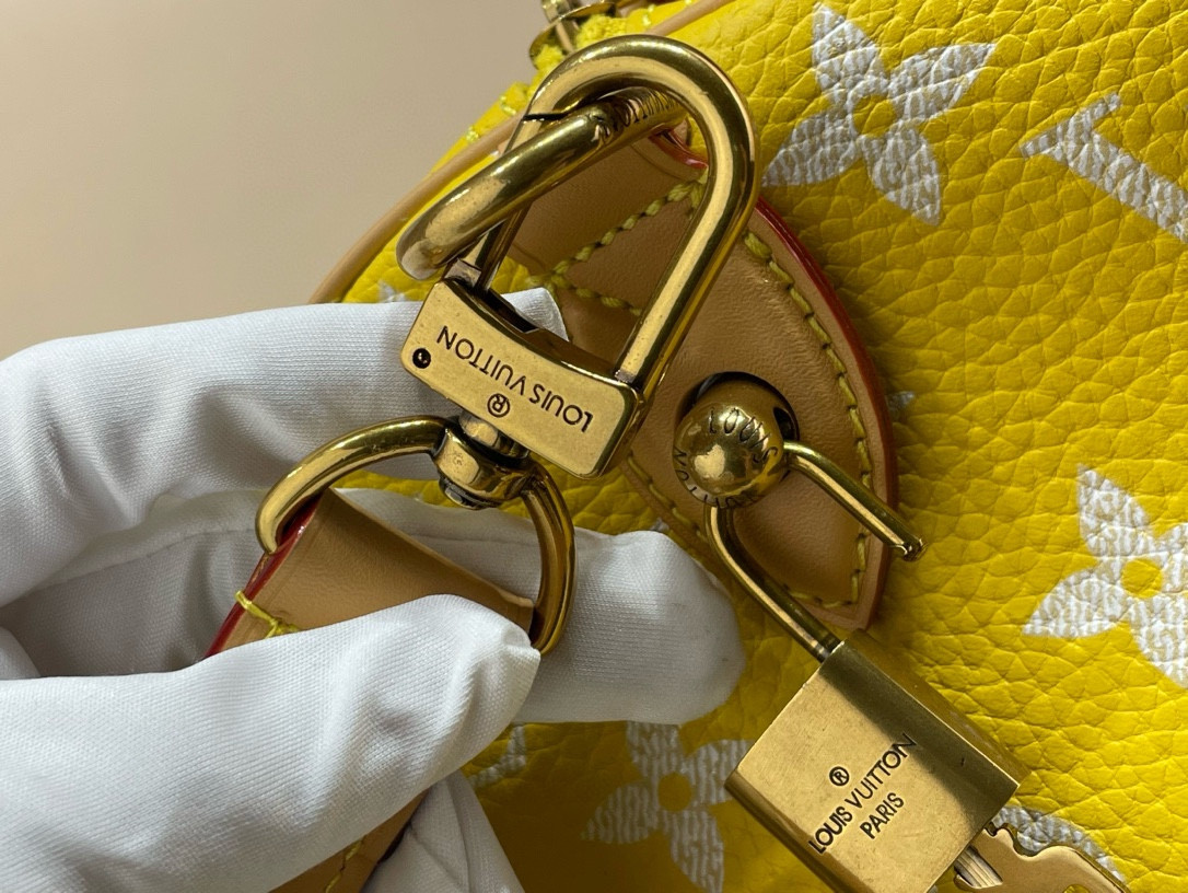 LV Speedy P9 Bandoulière 40 Lemonade M13920 (40*26*23cm) - Image 8