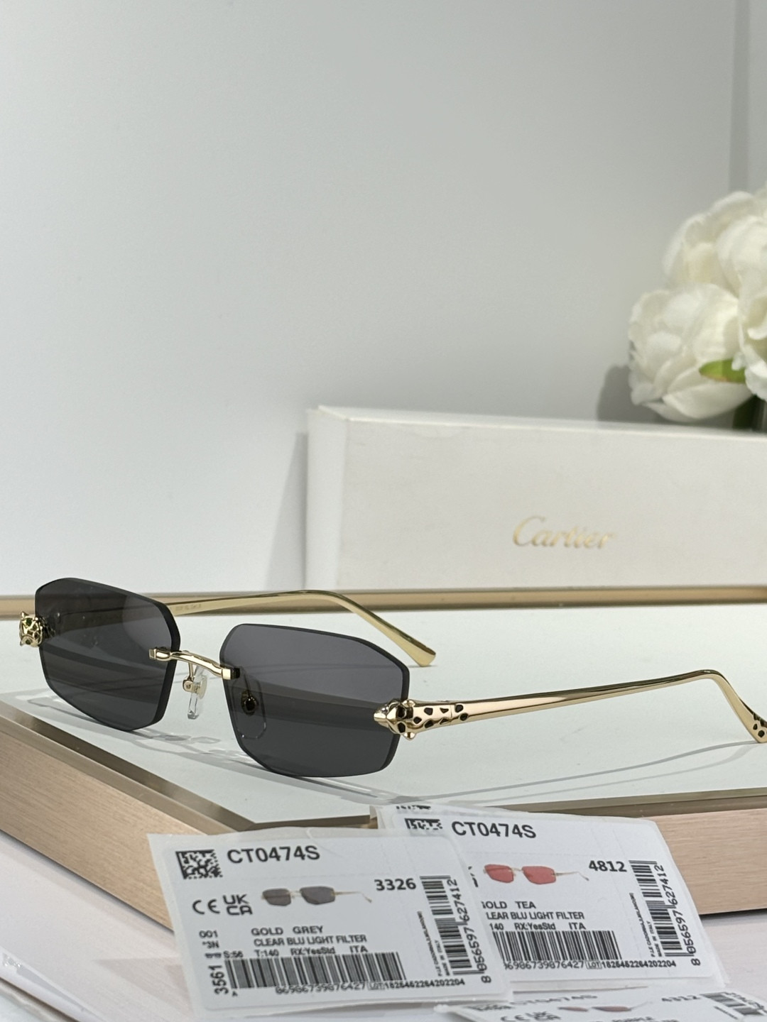Cartier Glasses CT0474S 56-18-145 - Image 7