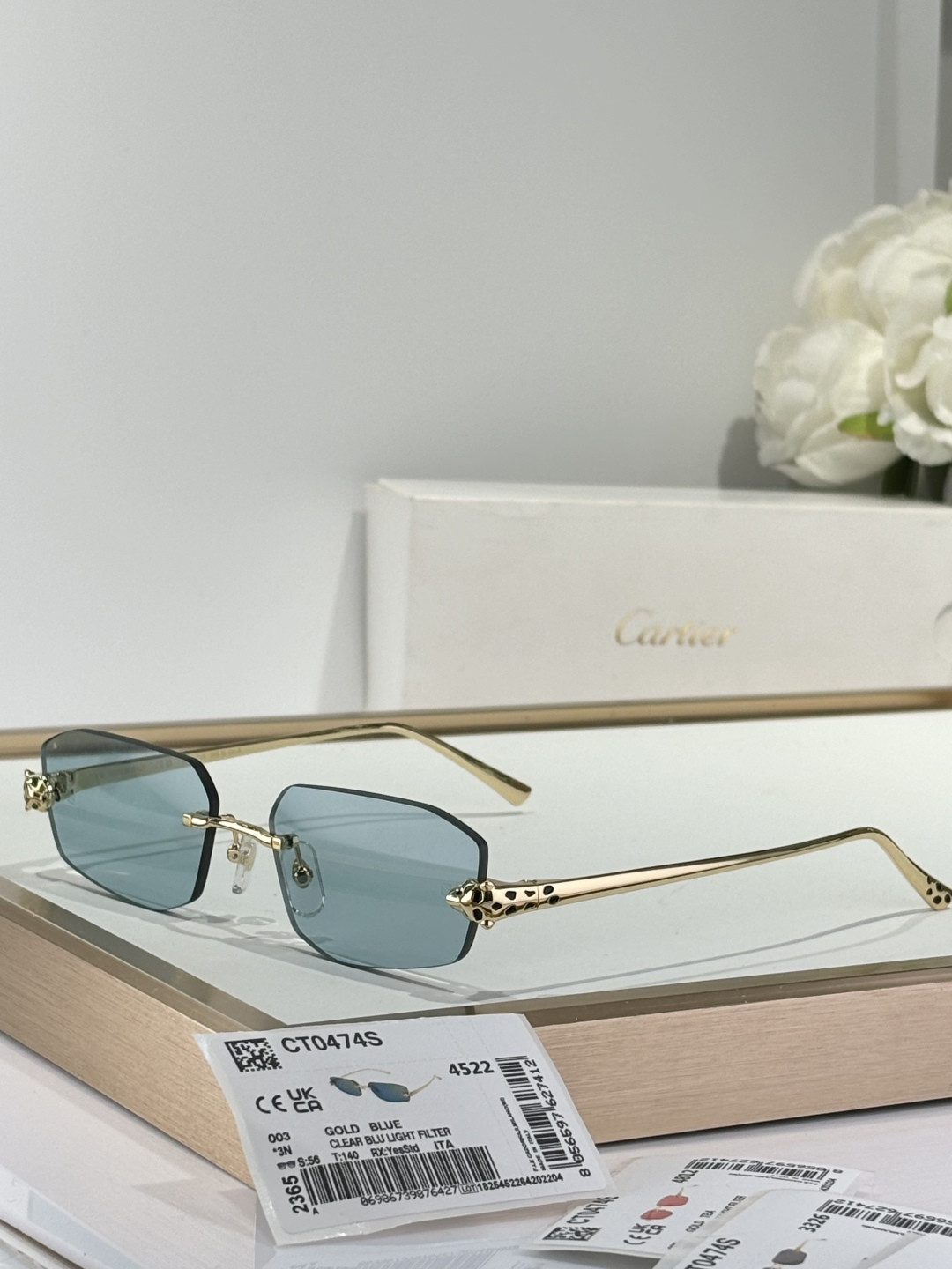Cartier Glasses CT0474S 56-18-145 - Image 3