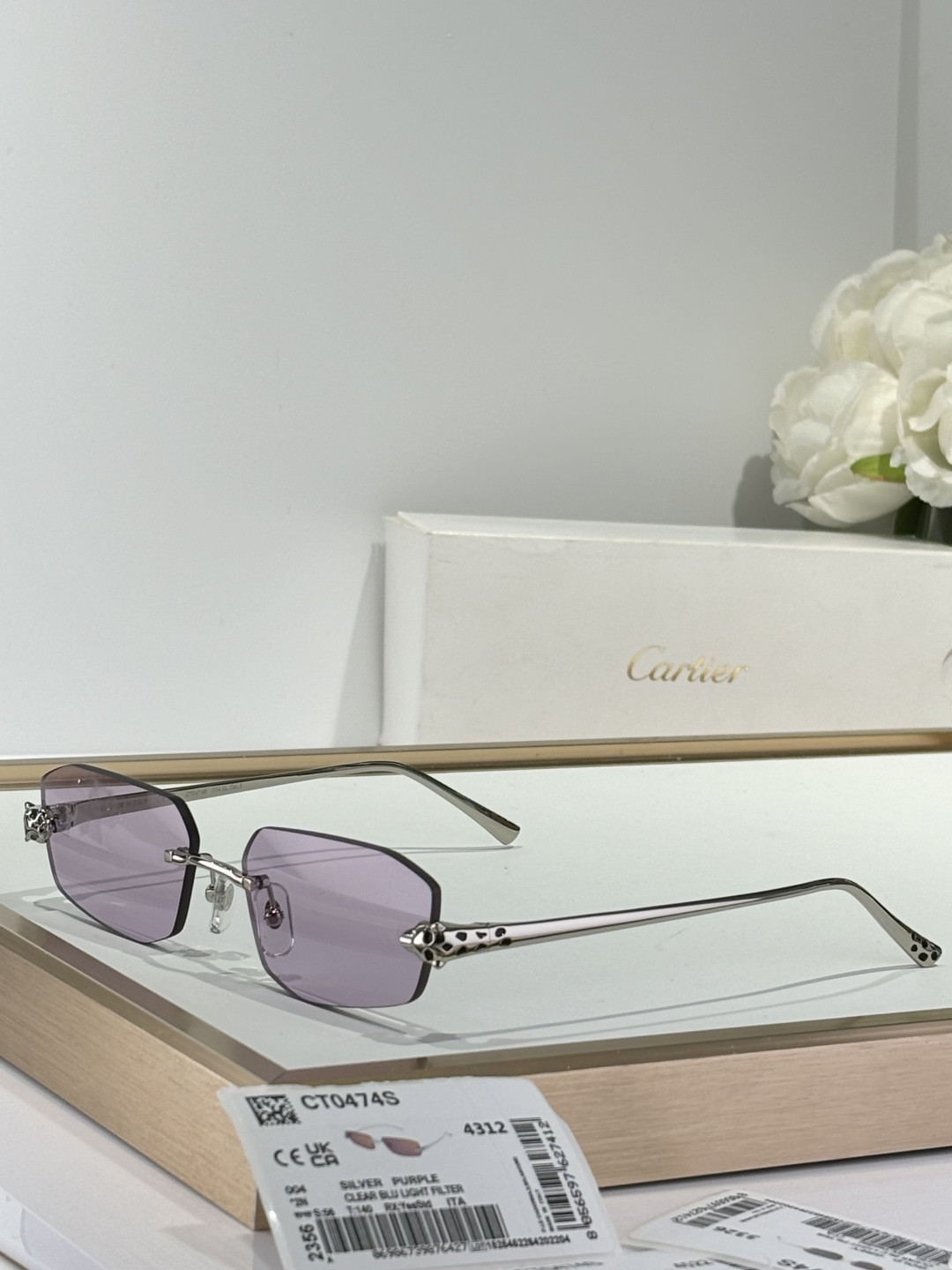 Cartier Glasses CT0474S 56-18-145 - Image 4