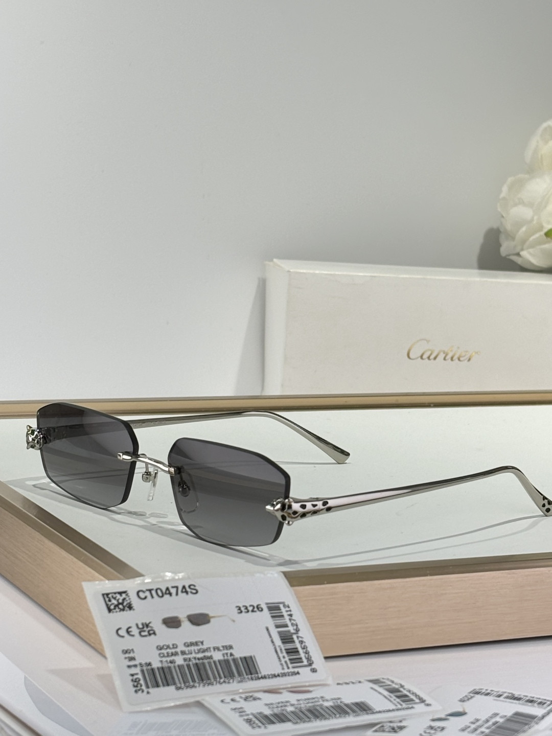 Cartier Glasses CT0474S 56-18-145 - Image 6