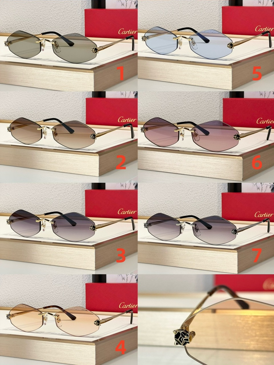 Cartier Glasses CT0433S 55-20-140 - Image 2